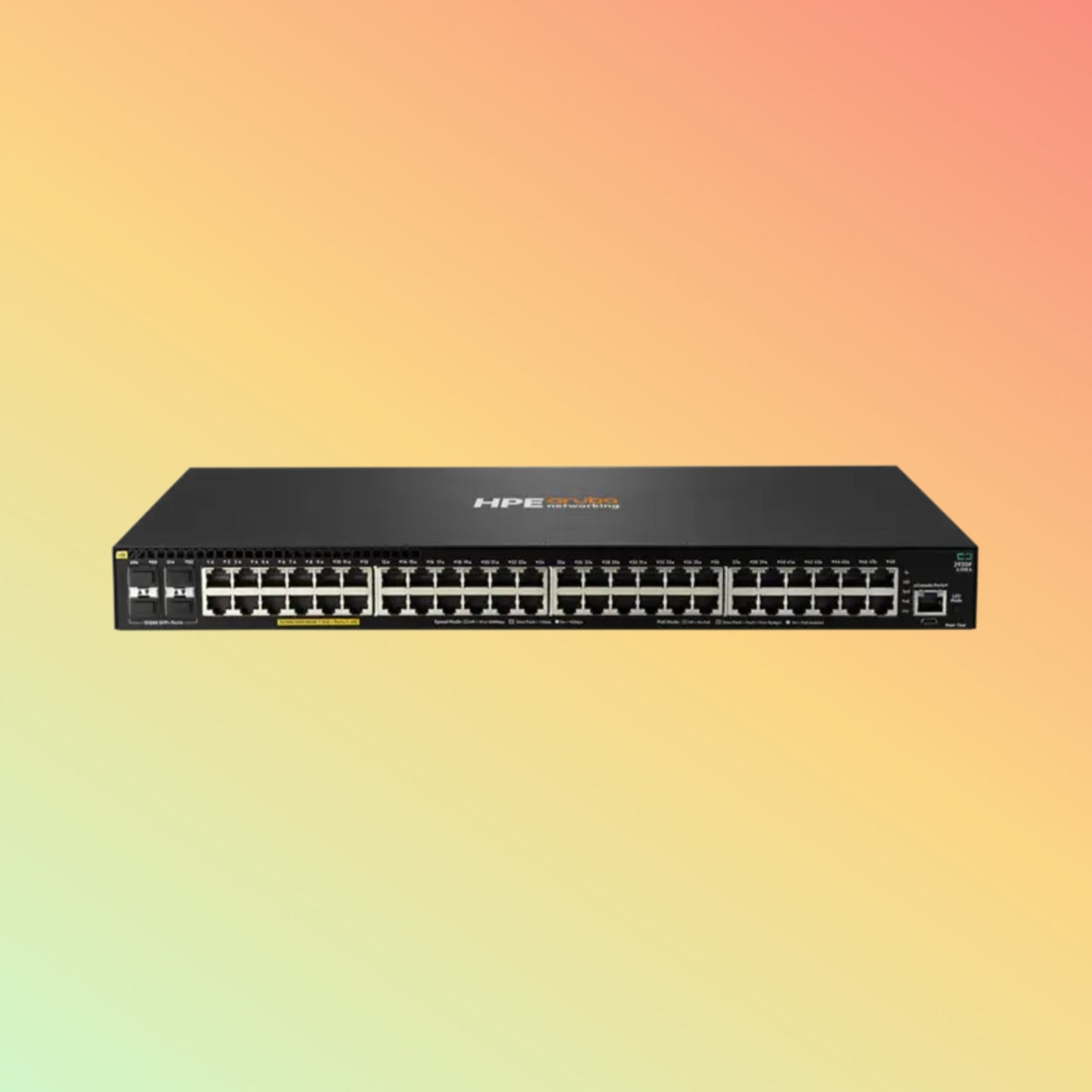 HPE अरूबा 2930F (JL558A) स्विच - 48 x गीगाबिट ईथरनेट PoE+ पोर्ट RJ-45, 4 x SFP+ 1/10GbE पोर्ट