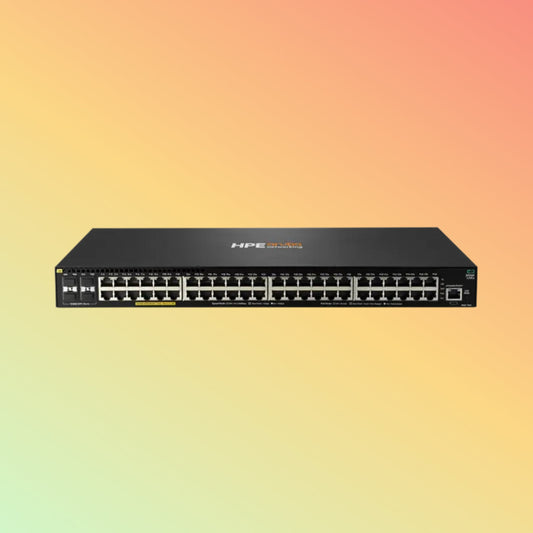 HPE अरूबा 2930F (JL558A) स्विच - 48 x गीगाबिट ईथरनेट PoE+ पोर्ट RJ-45, 4 x SFP+ 1/10GbE पोर्ट