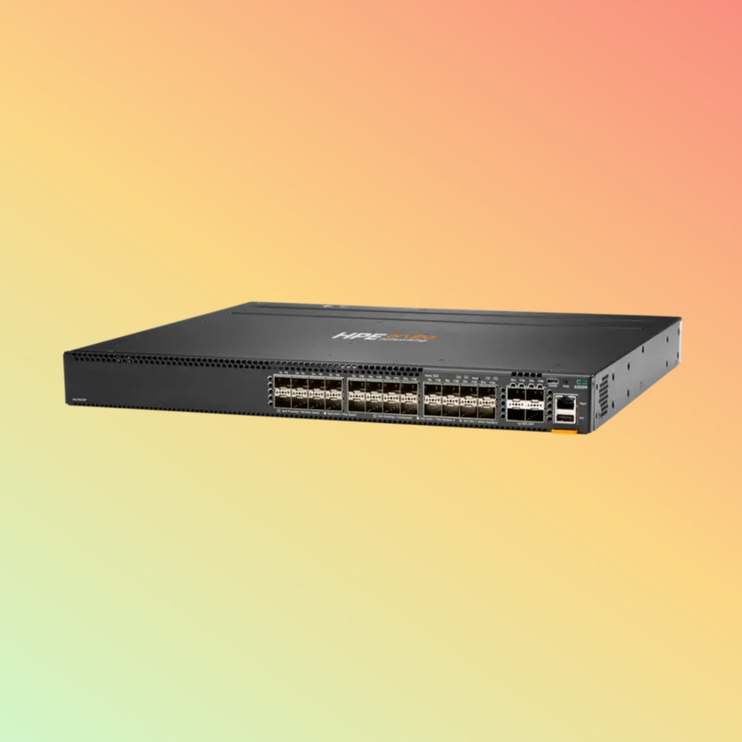 HPE अरूबा 6300M ​​(JL658A) स्विच - 24 x SFP+ 10 GbE, 4 x SFP 56 50 GbE WAN, 1 x USB-C