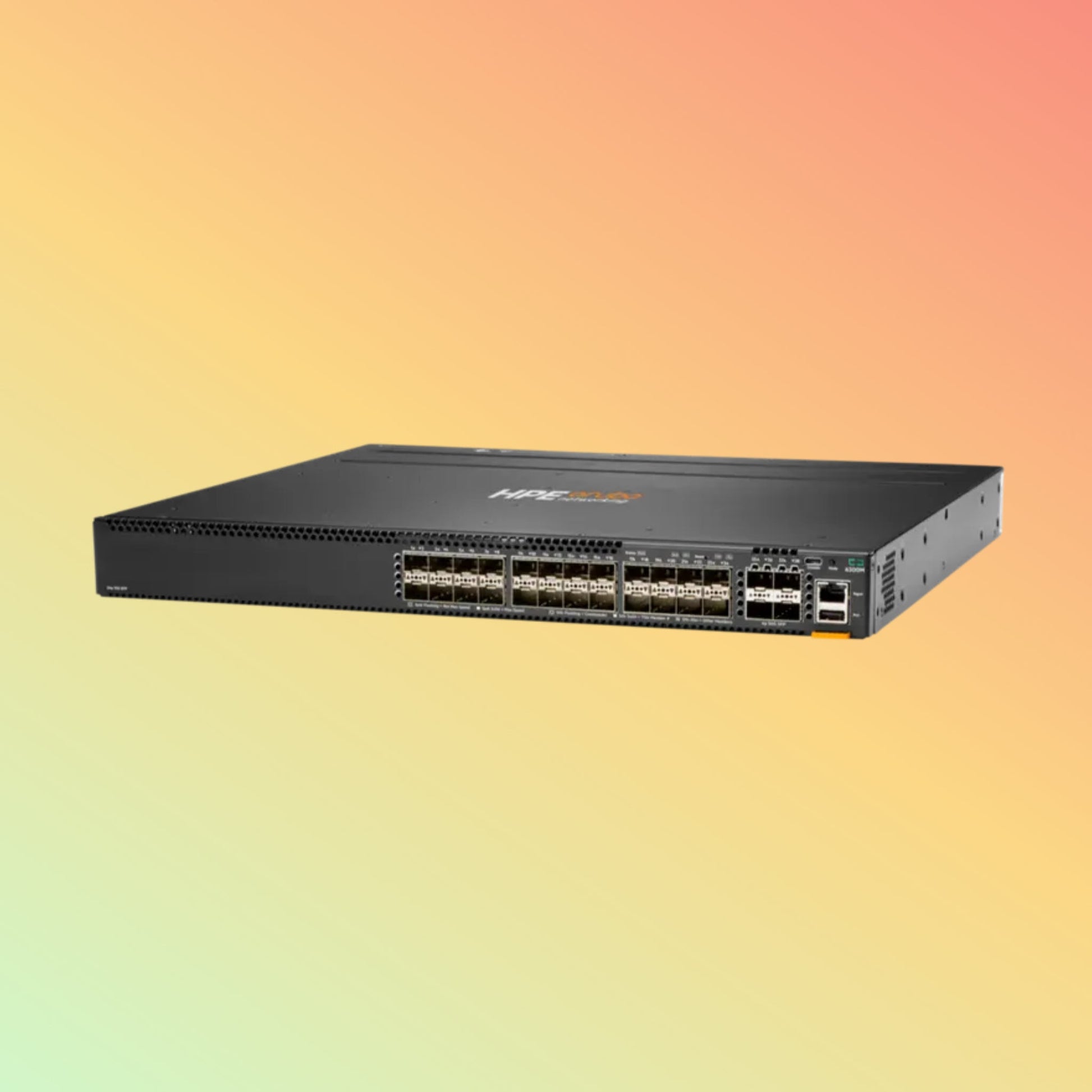 HPE अरूबा 6300M ​​(JL658A) स्विच - 24 x SFP+ 10 GbE, 4 x SFP 56 50 GbE WAN, 1 x USB-C