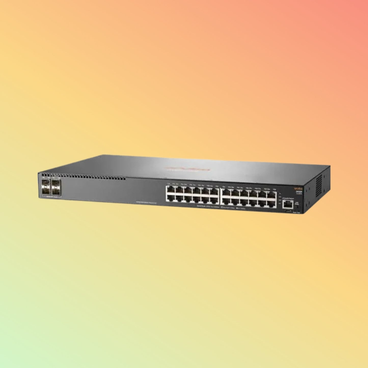 مفتاح HPE Aruba 2930F (JL261A) - 24 منفذ جيجابت إيثرنت PoE+، RJ45، 4 منافذ جيجابت إيثرنت SFP