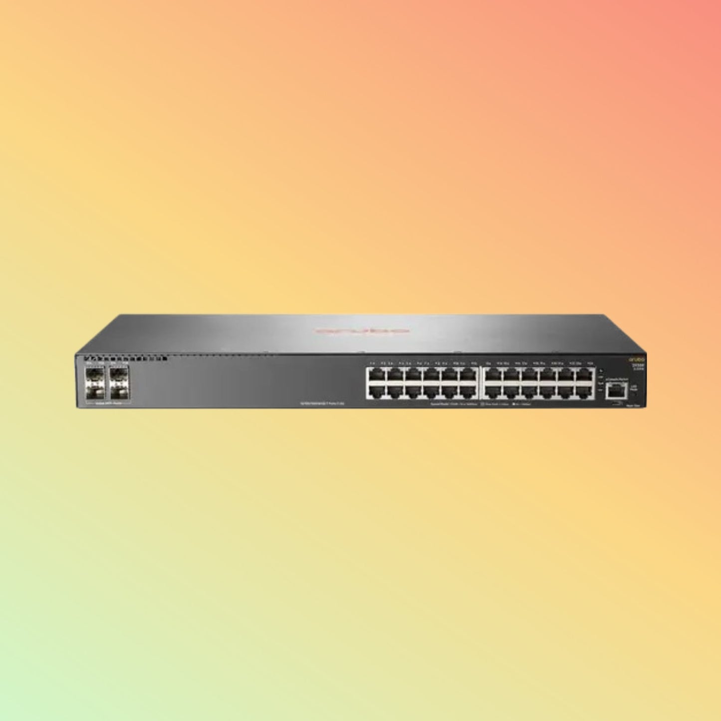مفتاح HPE Aruba 2930F (JL261A) - 24 منفذ جيجابت إيثرنت PoE+، RJ45، 4 منافذ جيجابت إيثرنت SFP