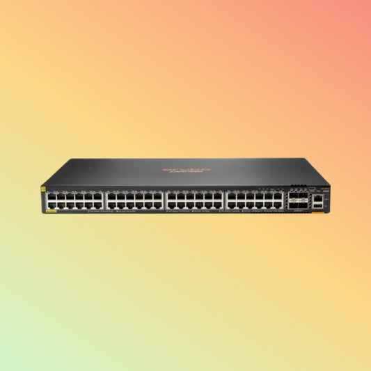HPE अरूबा CX 6300F (JL665A) स्विच - 48 x गीगाबिट ईथरनेट PoE+ पोर्ट RJ45, 4 x SFP56 GbE WAN