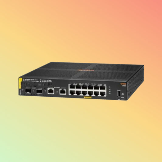 HPE अरूबा CX 6000 (R8N89A) स्विच - 12 x गीगाबिट ईथरनेट PoE+ पोर्ट RJ45