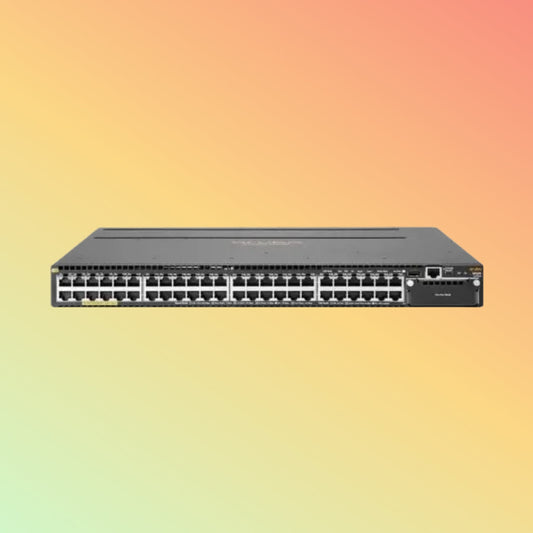 PE अरूबा 3810M (JL429A) स्विच - 48 x गीगाबिट ईथरनेट PoE+ पोर्ट RJ45, 4 x SFP+ 10 GbE WAN