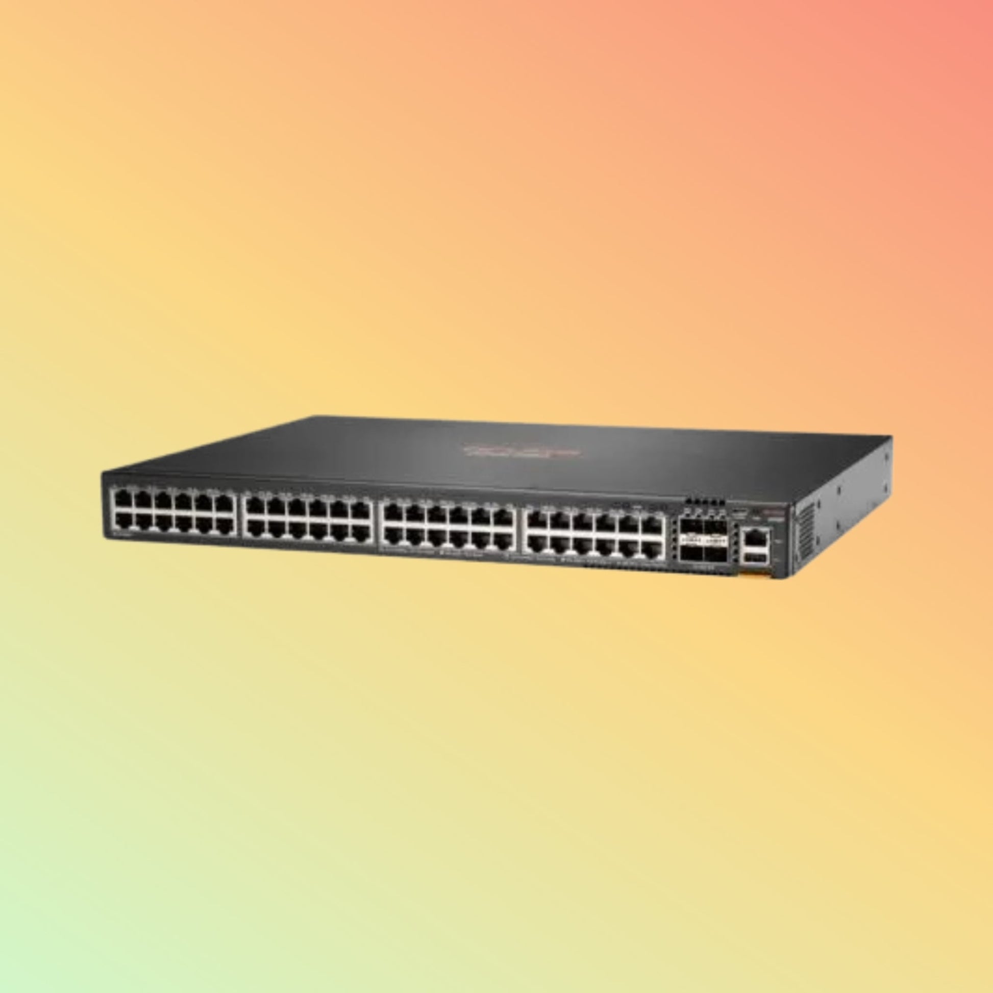 HPE अरूबा CX 6300F (JL667A) स्विच - 48 x गीगाबिट ईथरनेट पोर्ट, 4 x 1G/10G/25G/50G/SFP पोर्ट, 1 x USB‑C कंसोल पोर्ट