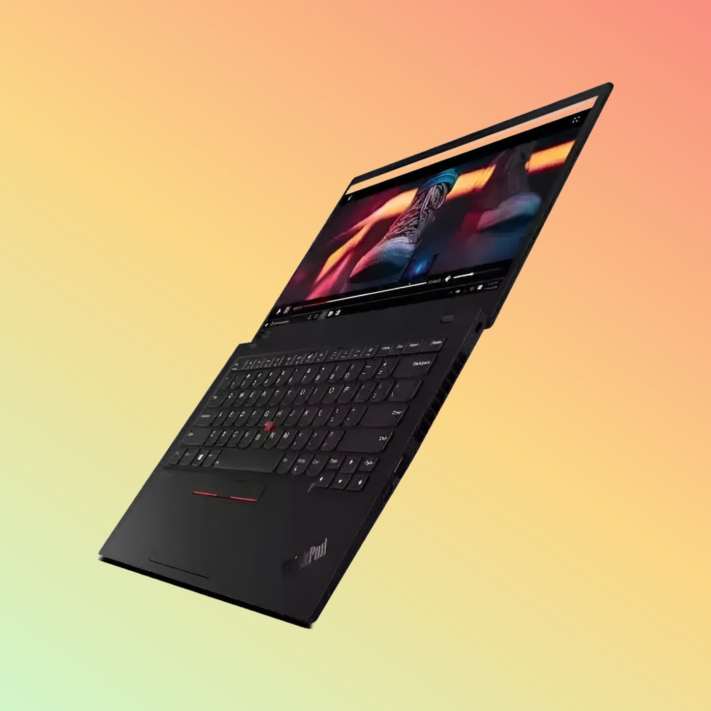 لابتوب لينوفو ثينك باد T480S - معالج i7-8650U من الجيل الثامن، سعة تخزين 8 جيجابايت، قرص SSD سعة 256 جيجابايت، شاشة 14 بوصة عالية الدقة