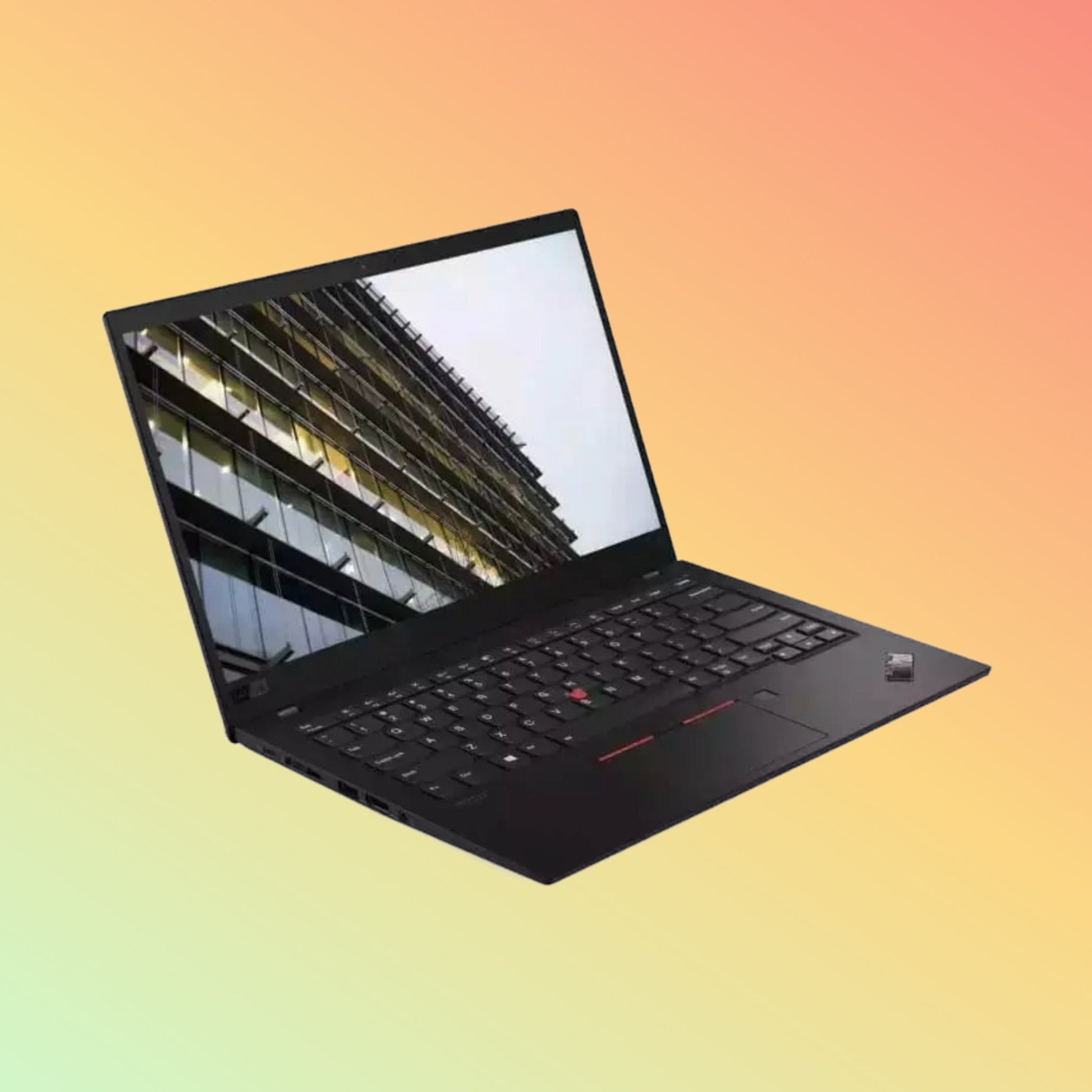 لابتوب لينوفو ثينك باد T480S - معالج i7-8650U من الجيل الثامن، سعة تخزين 8 جيجابايت، قرص SSD سعة 256 جيجابايت، شاشة 14 بوصة عالية الدقة