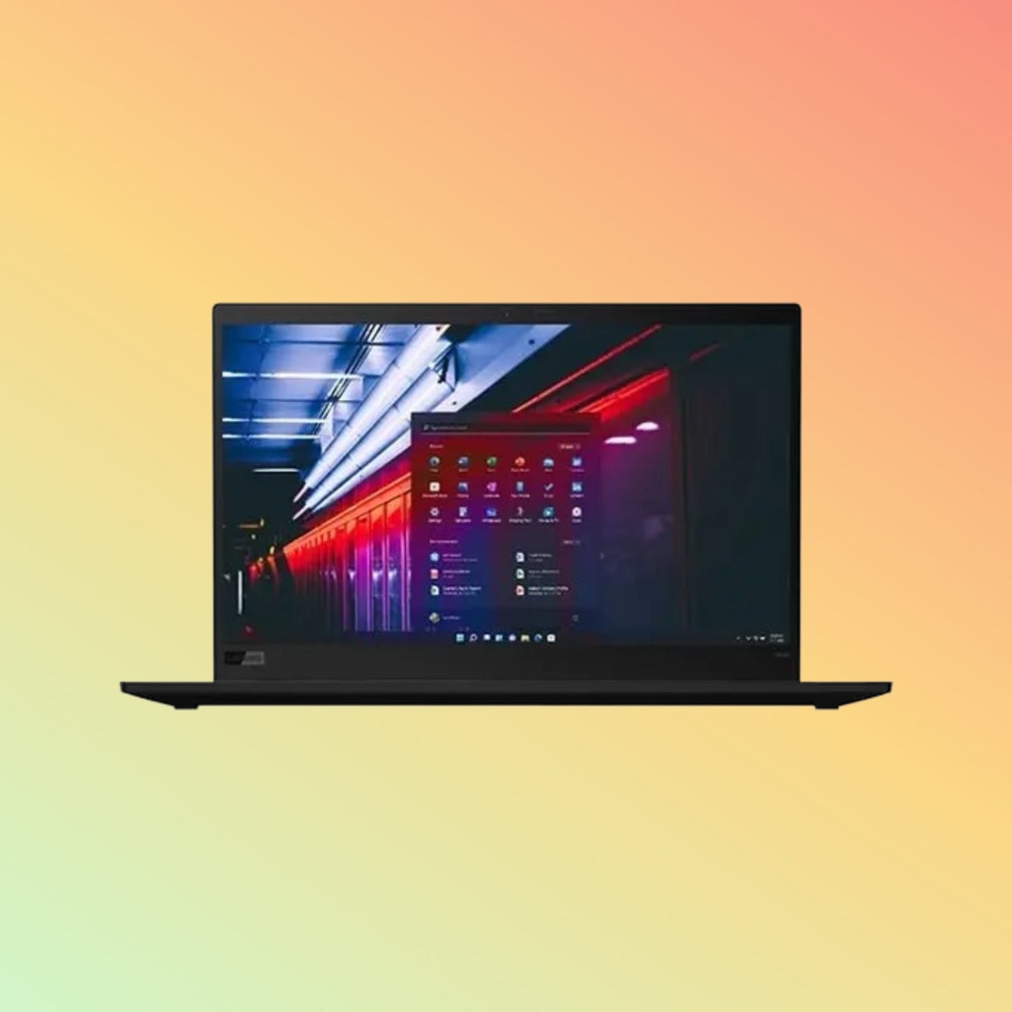 لابتوب لينوفو ثينك باد T480S - معالج i7-8650U من الجيل الثامن، سعة تخزين 8 جيجابايت، قرص SSD سعة 256 جيجابايت، شاشة 14 بوصة عالية الدقة