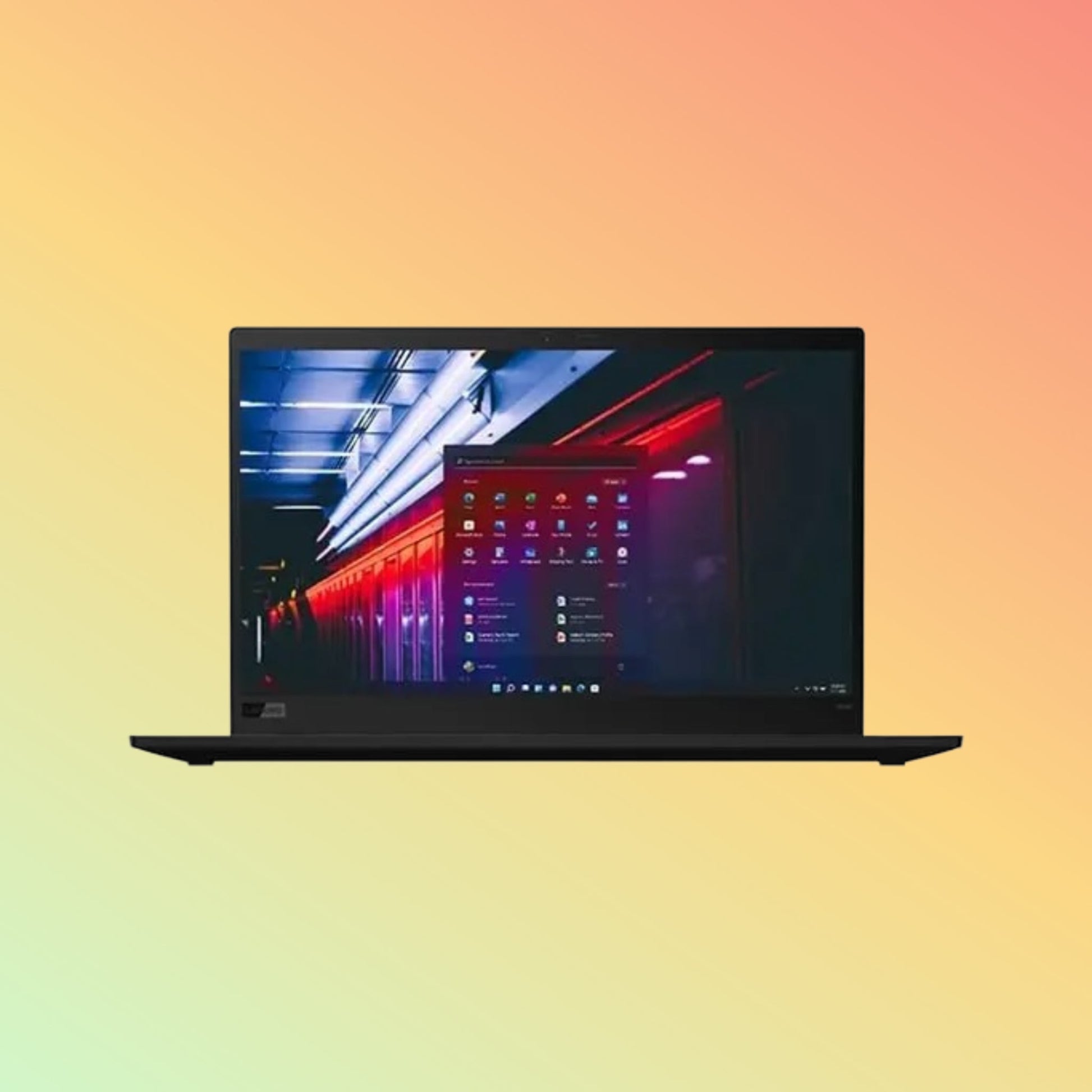 لابتوب لينوفو ثينك باد T480S - معالج i7-8650U من الجيل الثامن، سعة تخزين 8 جيجابايت، قرص SSD سعة 256 جيجابايت، شاشة 14 بوصة عالية الدقة