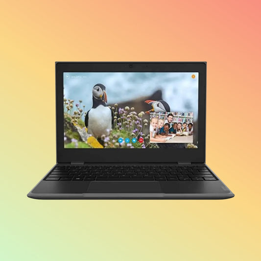 Lenovo 100e Gen 2 Laptop | Intel Celeron N4020, 4GB, 64GB eMMC, 11.6" HD