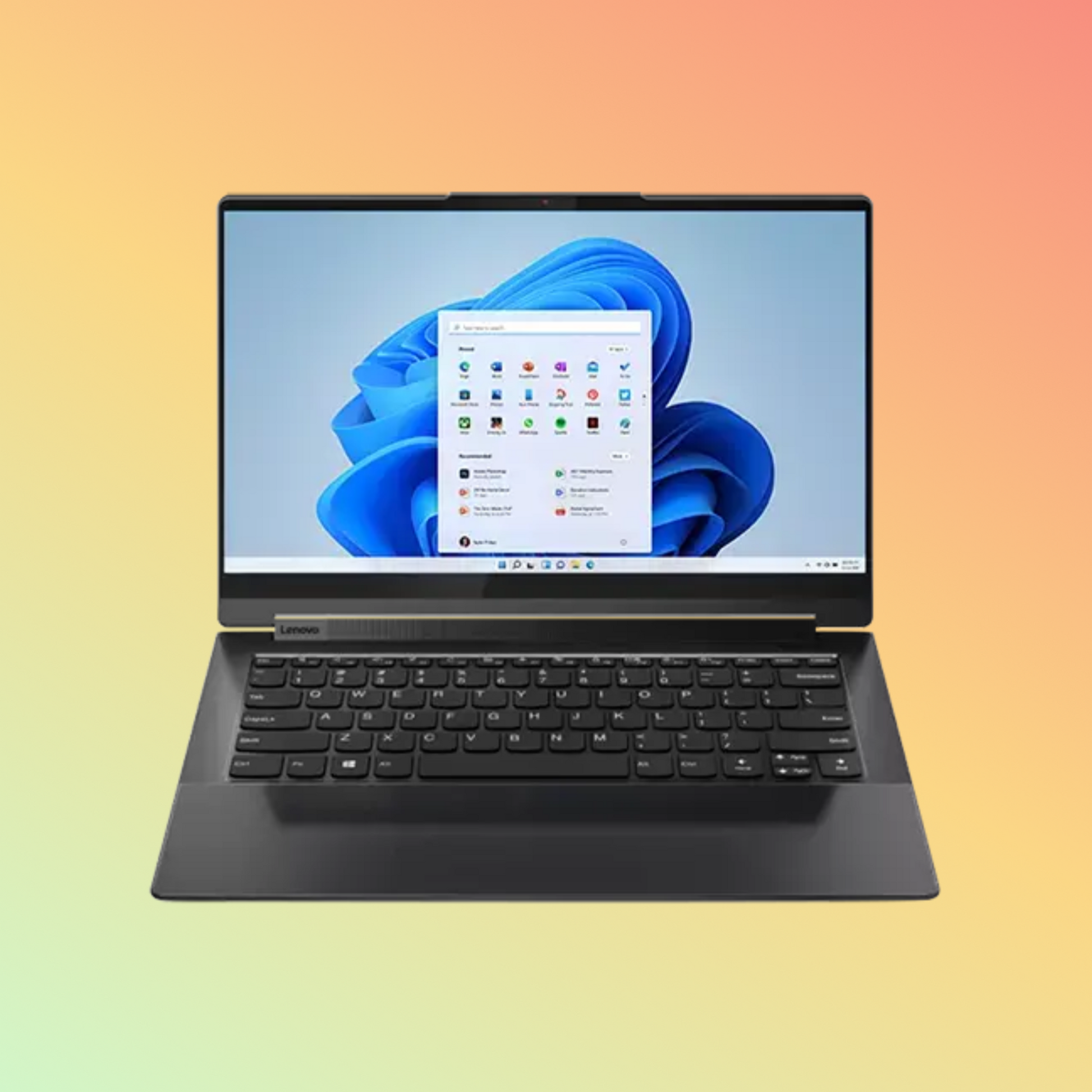 لابتوب لينوفو يوجا 9i - معالج i7-1195G7، ذاكرة وصول عشوائي (RAM) سعة 8 جيجابايت، قرص تخزين SSD سعة 512 جيجابايت، شاشة لمس X360 عالية الدقة مقاس 14.0 بوصة مع قلم نشط