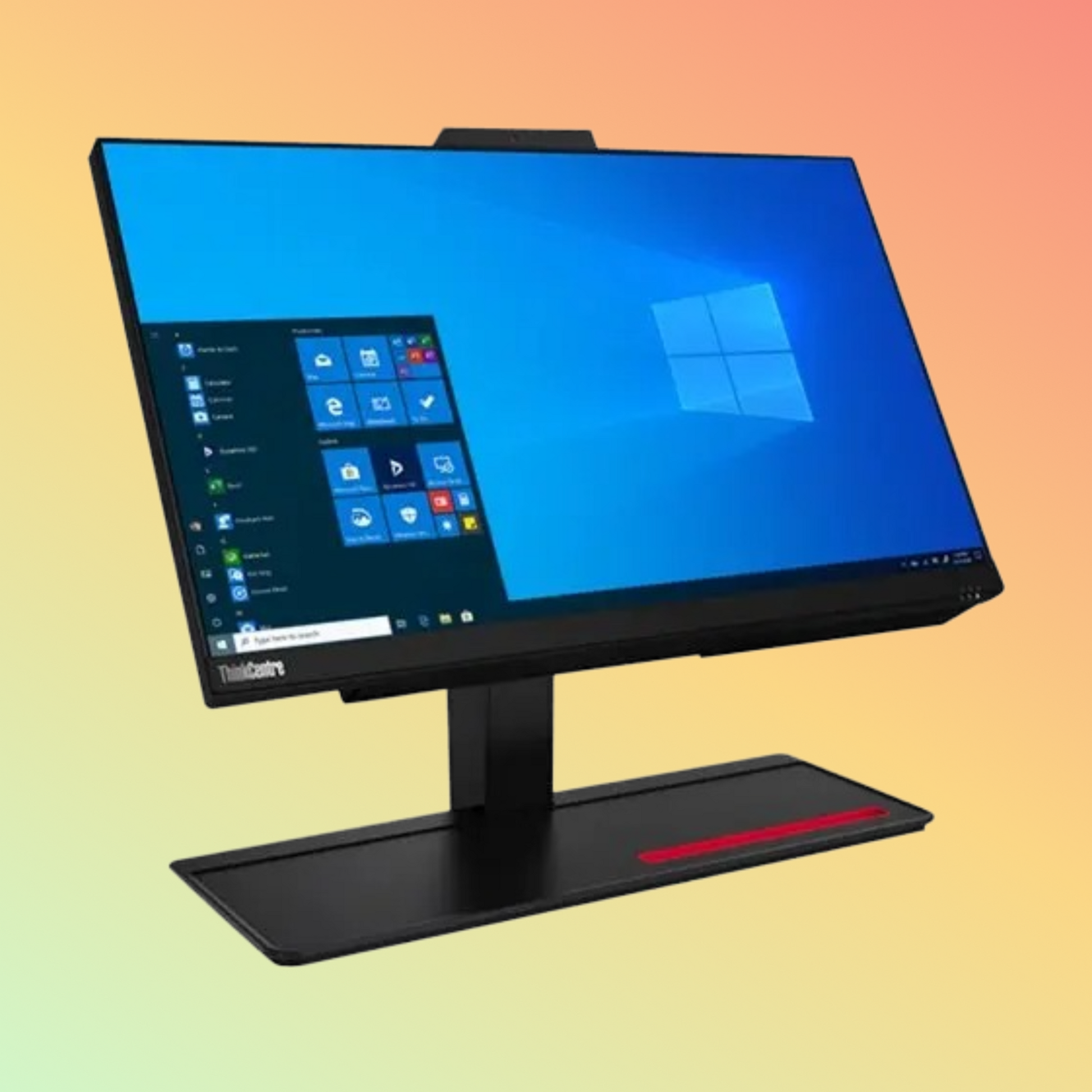 جهاز لينوفو ثينك سنتر M70A الكل في واحد - معالج i7 11700، وذاكرة وصول عشوائي (8 جيجابايت)، وقرص صلب سعة 1 تيرابايت، وشاشة 21.5 بوصة عالية الدقة
