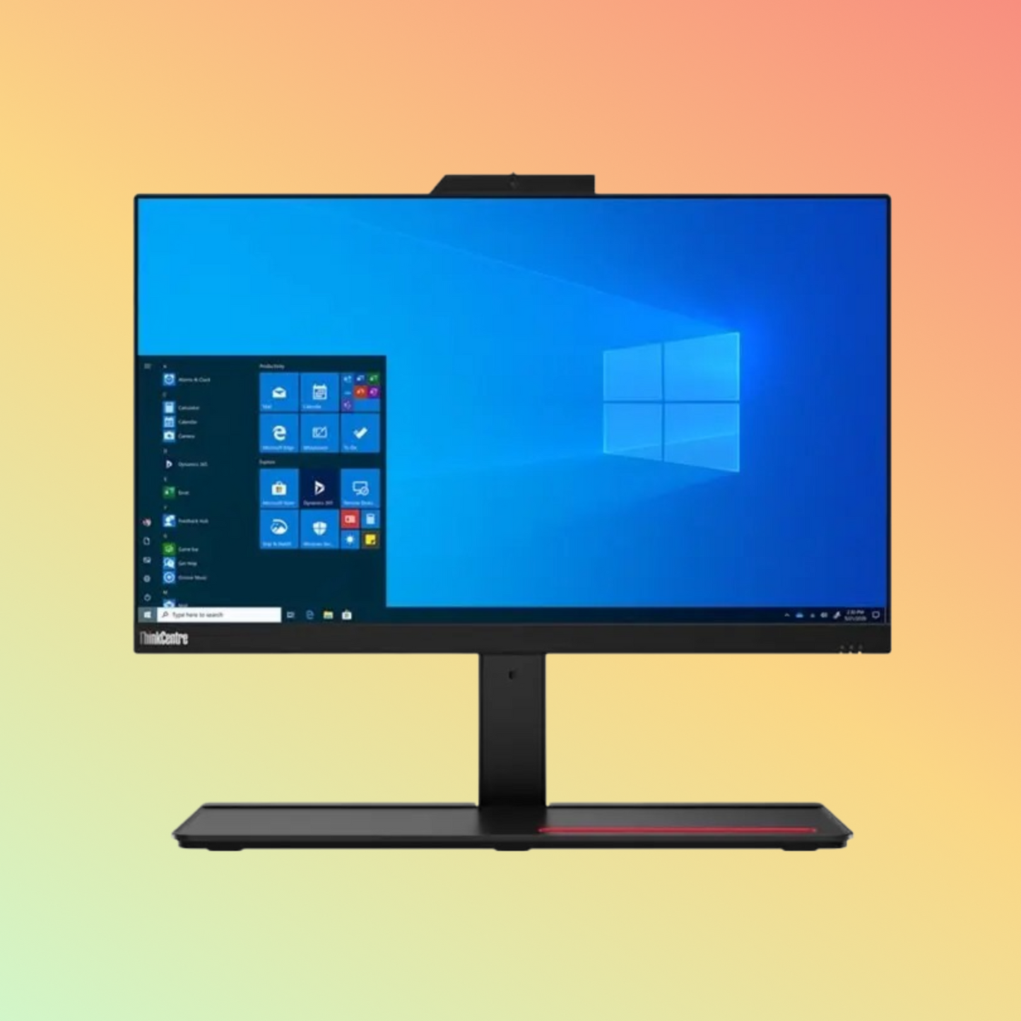 جهاز لينوفو ثينك سنتر M70A الكل في واحد - معالج i7 11700، وذاكرة وصول عشوائي (8 جيجابايت)، وقرص صلب سعة 1 تيرابايت، وشاشة 21.5 بوصة عالية الدقة