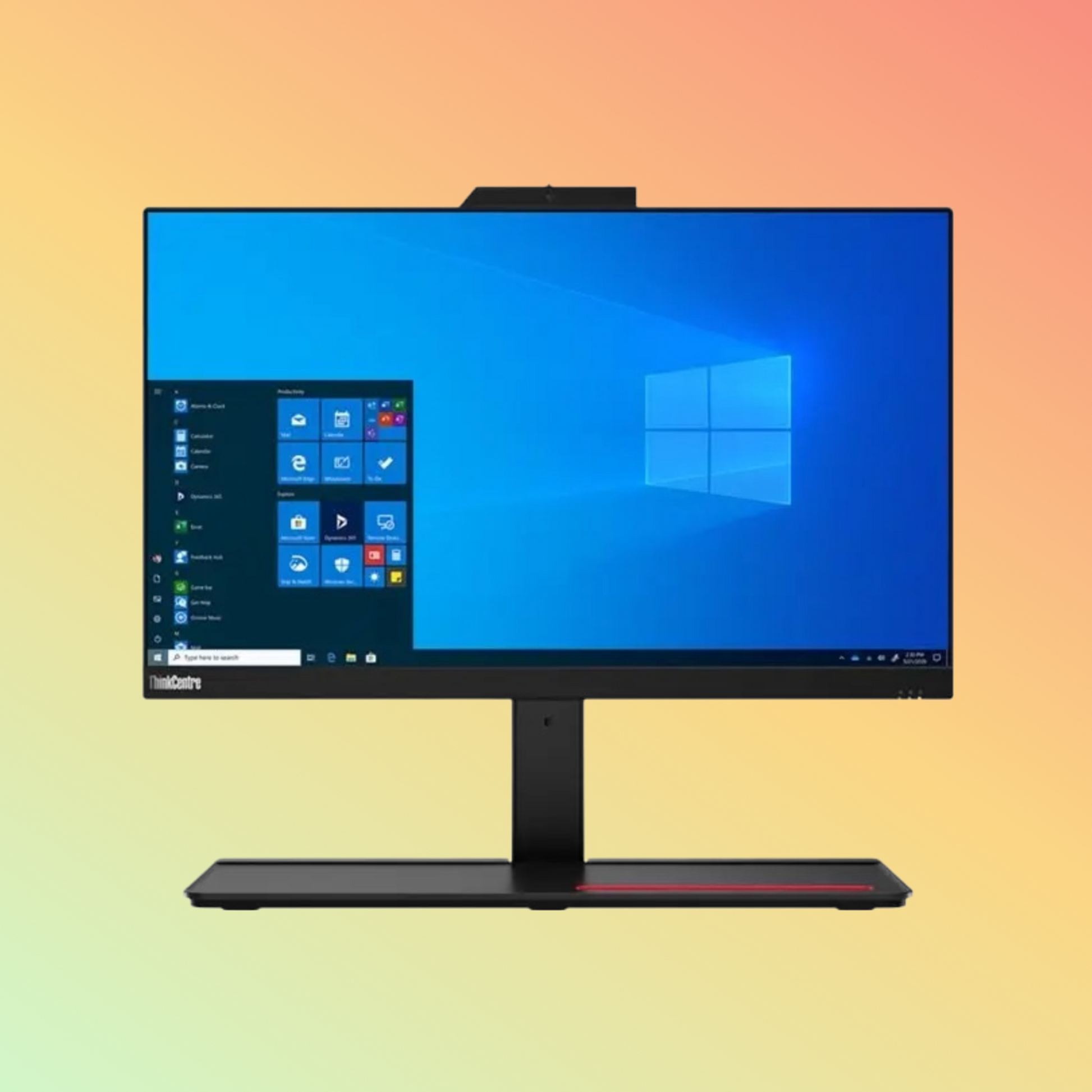جهاز لينوفو ثينك سنتر M70A الكل في واحد - معالج i7 11700، وذاكرة وصول عشوائي (8 جيجابايت)، وقرص صلب سعة 1 تيرابايت، وشاشة 21.5 بوصة عالية الدقة