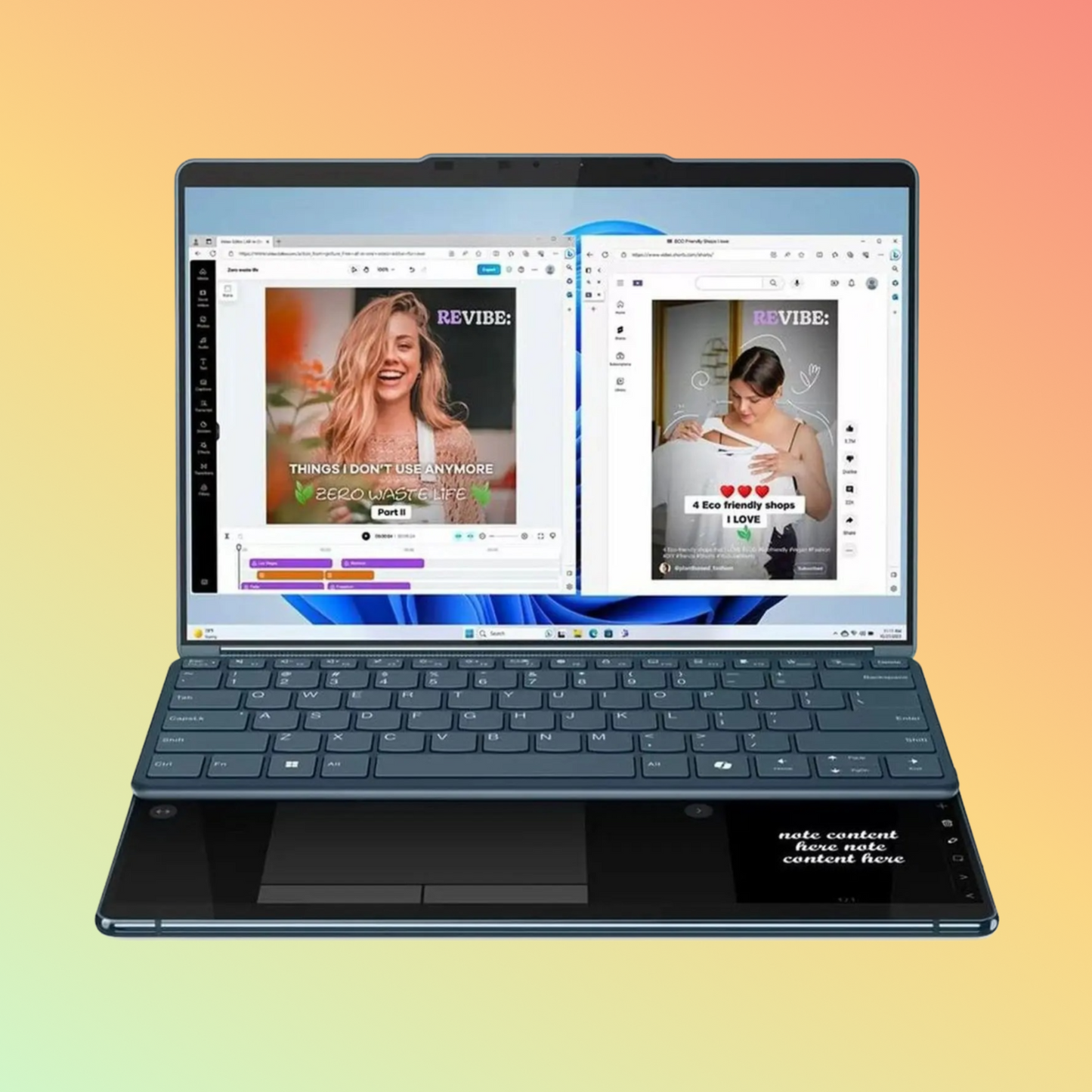 لابتوب لينوفو يوجا بوك 9 13IMU9 (2024) - سلسلة 1 ألترا 7-155U، 16 جيجابايت، 1 تيرابايت SSD، شاشة 13.3 بوصة 2.8K لمس X360