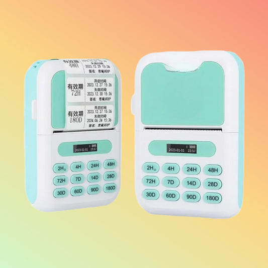 NEO NP-R206 Portable Expiry Date Label Printer in Action ✅