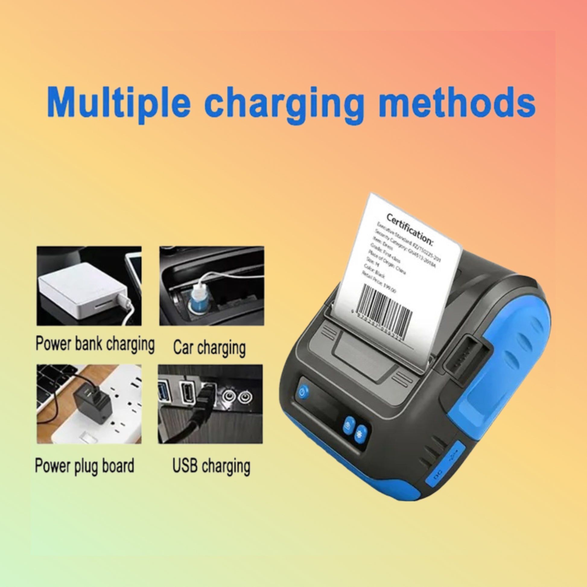 High-Speed Thermal Printer for Labels and Receipts ✅