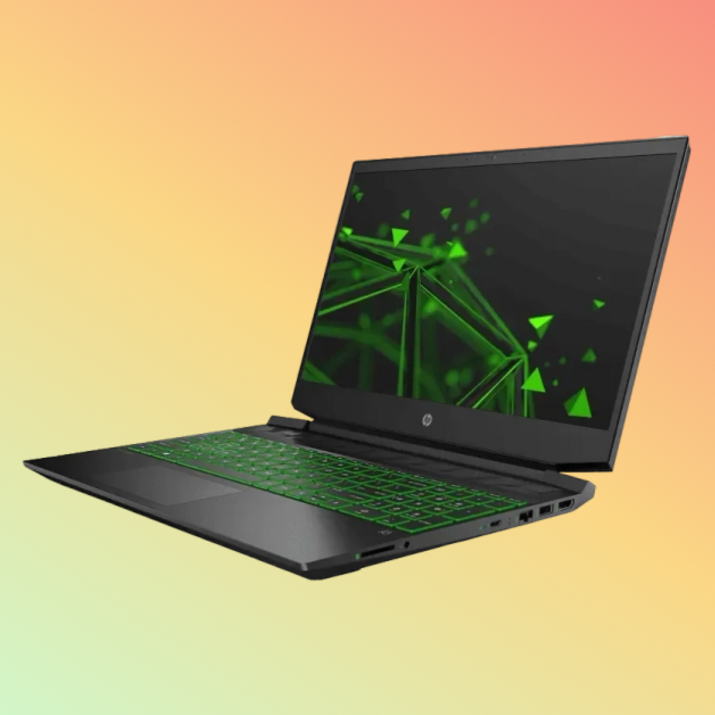 كمبيوتر محمول للألعاب HP Pavilion 16-A0076 - معالج i7-10750H من الجيل العاشر، سعة 8 جيجابايت، ومحرك أقراص صلبة سعة 512 جيجابايت، وبطاقة رسومات NVIDIA GeForce GTX 1650 Ti سعة 4 جيجابايت، وشاشة 16.1 بوصة عالية الدقة بالكامل