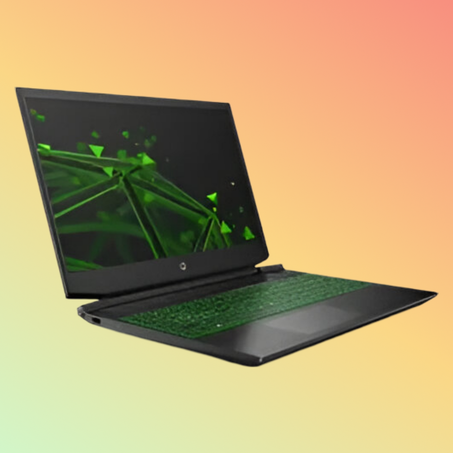 كمبيوتر محمول للألعاب HP Pavilion 16-A0076 - معالج i7-10750H من الجيل العاشر، سعة 8 جيجابايت، ومحرك أقراص صلبة سعة 512 جيجابايت، وبطاقة رسومات NVIDIA GeForce GTX 1650 Ti سعة 4 جيجابايت، وشاشة 16.1 بوصة عالية الدقة بالكامل