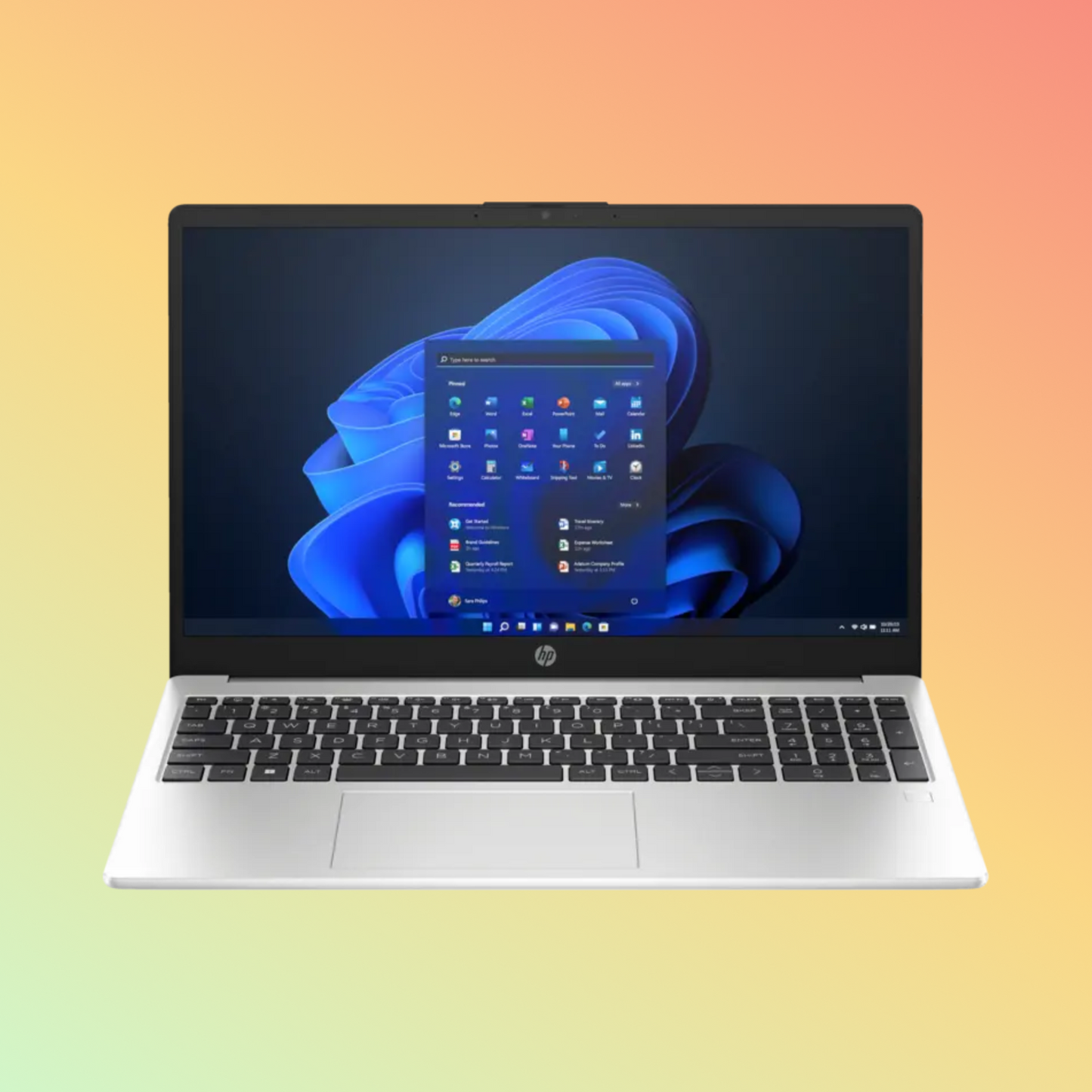 لابتوب HP 250 G10 - معالج i7-1355U من الجيل الثالث، سعة تخزين 16 جيجابايت، قرص SSD سعة 512 جيجابايت، شاشة 15.6 بوصة عالية الدقة