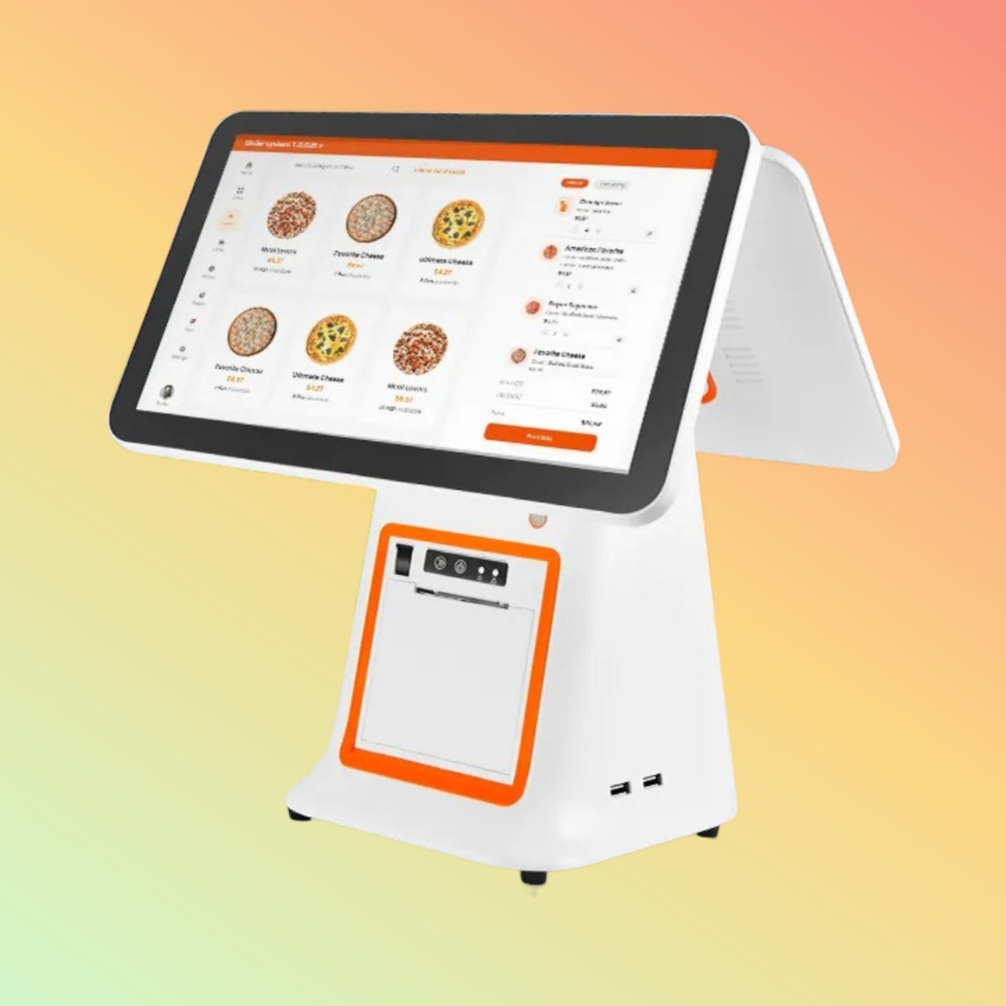 "NEO RS95A Android Touch POS with 15.6-inch display."