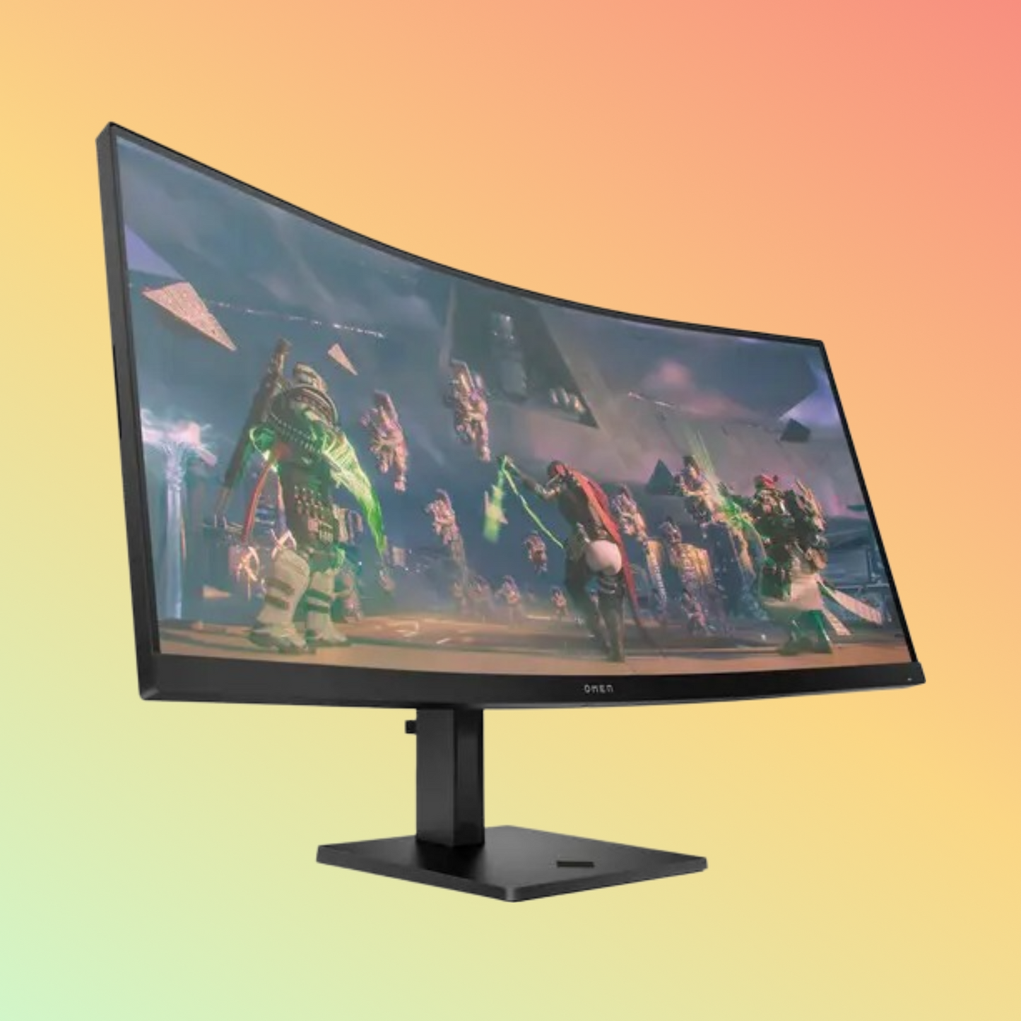 HP OMEN 34C Gaming Curved Monitor - 34" WQHD (3440 x 1440), VA, HDMI, DP, 400 nits, 165 Hz