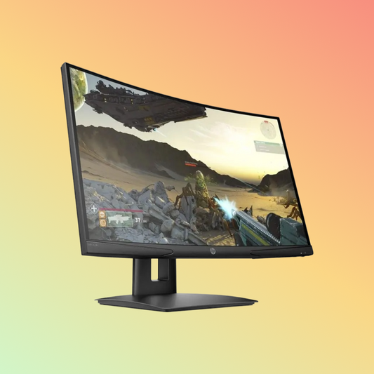 HP X24C Curved Gaming Monitor - 23.6" FHD (1920 x 1080), VA, DP, HDMI, 300 nits, 144 Hz