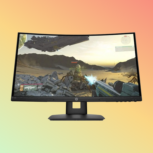 HP X24C Curved Gaming Monitor - 23.6" FHD (1920 x 1080), VA, DP, HDMI, 300 nits, 144 Hz