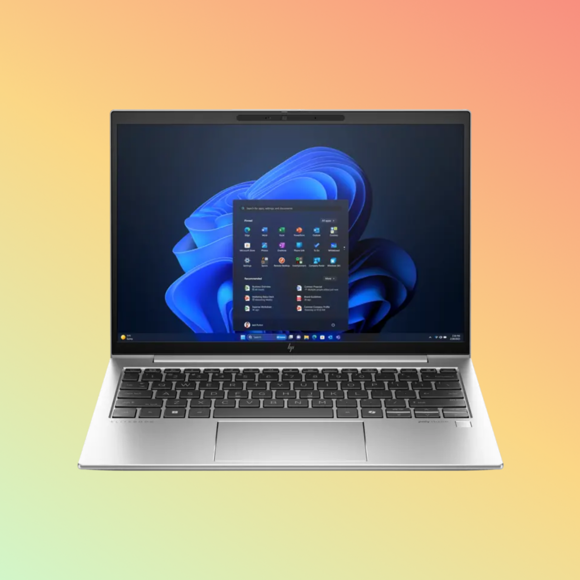 لابتوب HP ELITEBOOK 830 G10 - معالج i7-1365U من الجيل الثالث، سعة تخزين 16 جيجابايت، قرص SSD سعة 512 جيجابايت، شاشة لمس WUXGA مقاس 13.3 بوصة