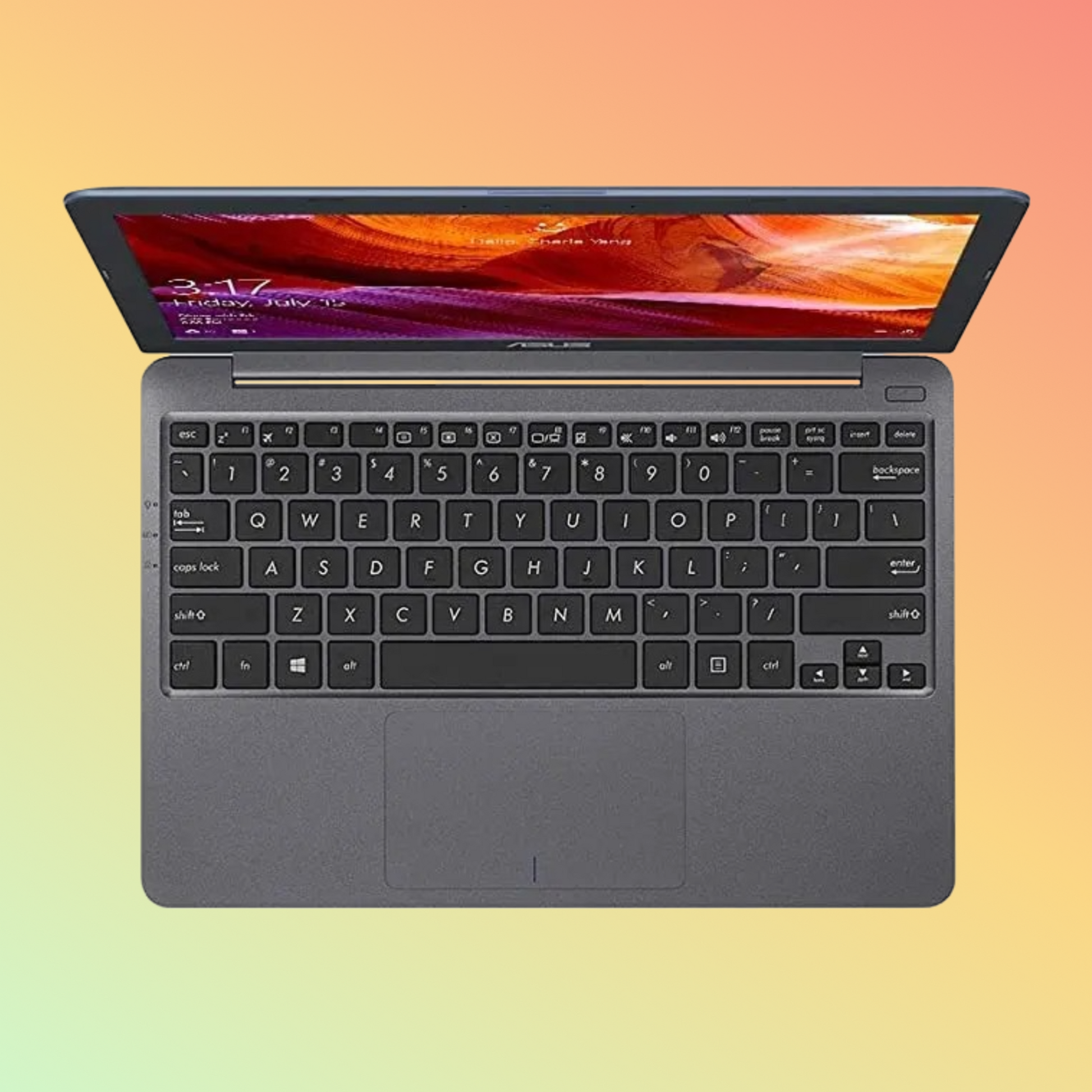 لابتوب ASUS VIVOBOOK E203N - معالج Intel Celeron N3350، ذاكرة وصول عشوائي (RAM) سعة 4 جيجابايت، قرص SSD سعة 64 جيجابايت، شاشة عالية الدقة 11.6 بوصة 