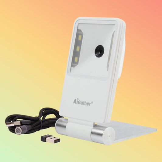ماسح الباركود اللاسلكي ثنائي الأبعاد AiGather A-22 المكتبي