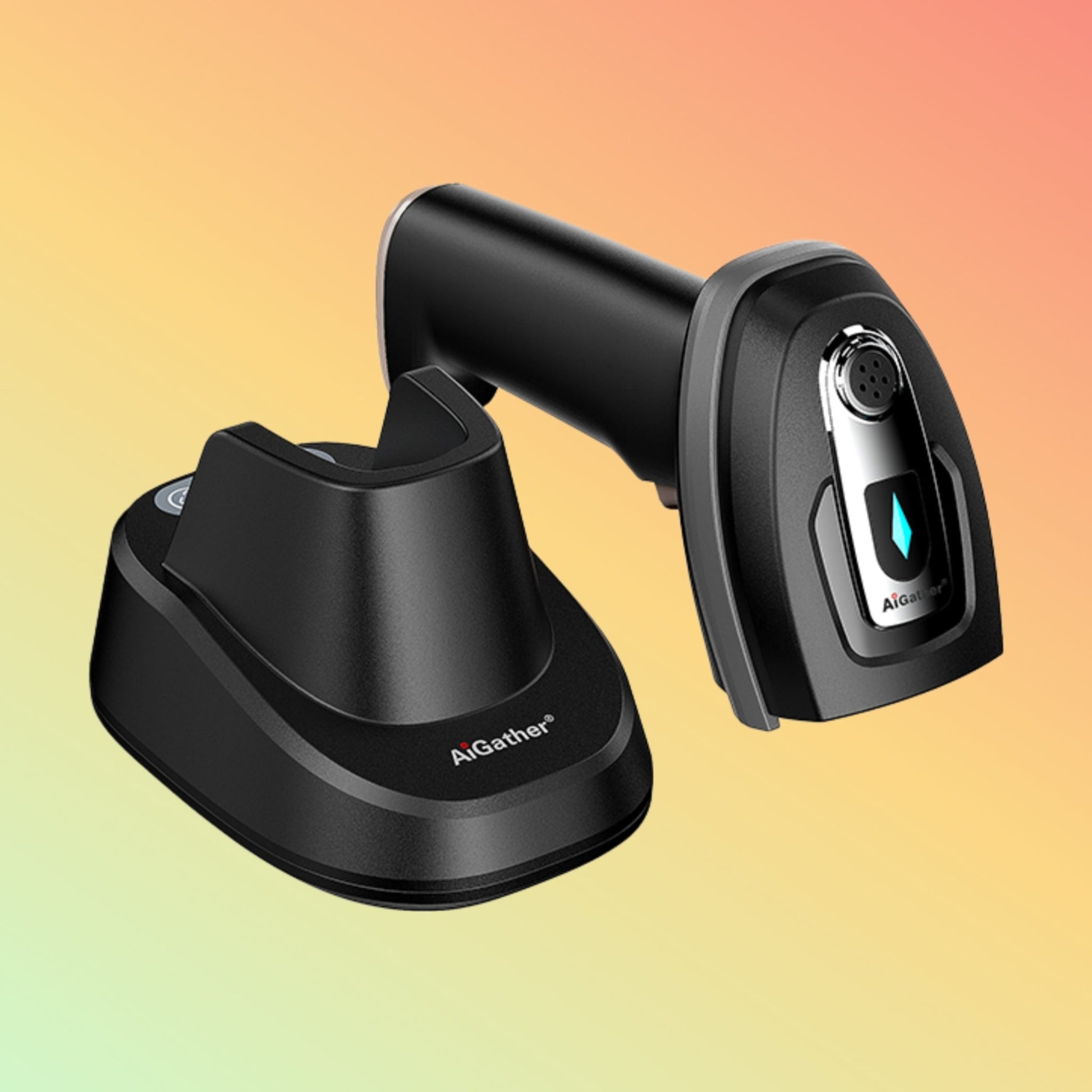 ماسح الباركود اللاسلكي ثنائي الأبعاد AiGather A-9533SR 2.4G
