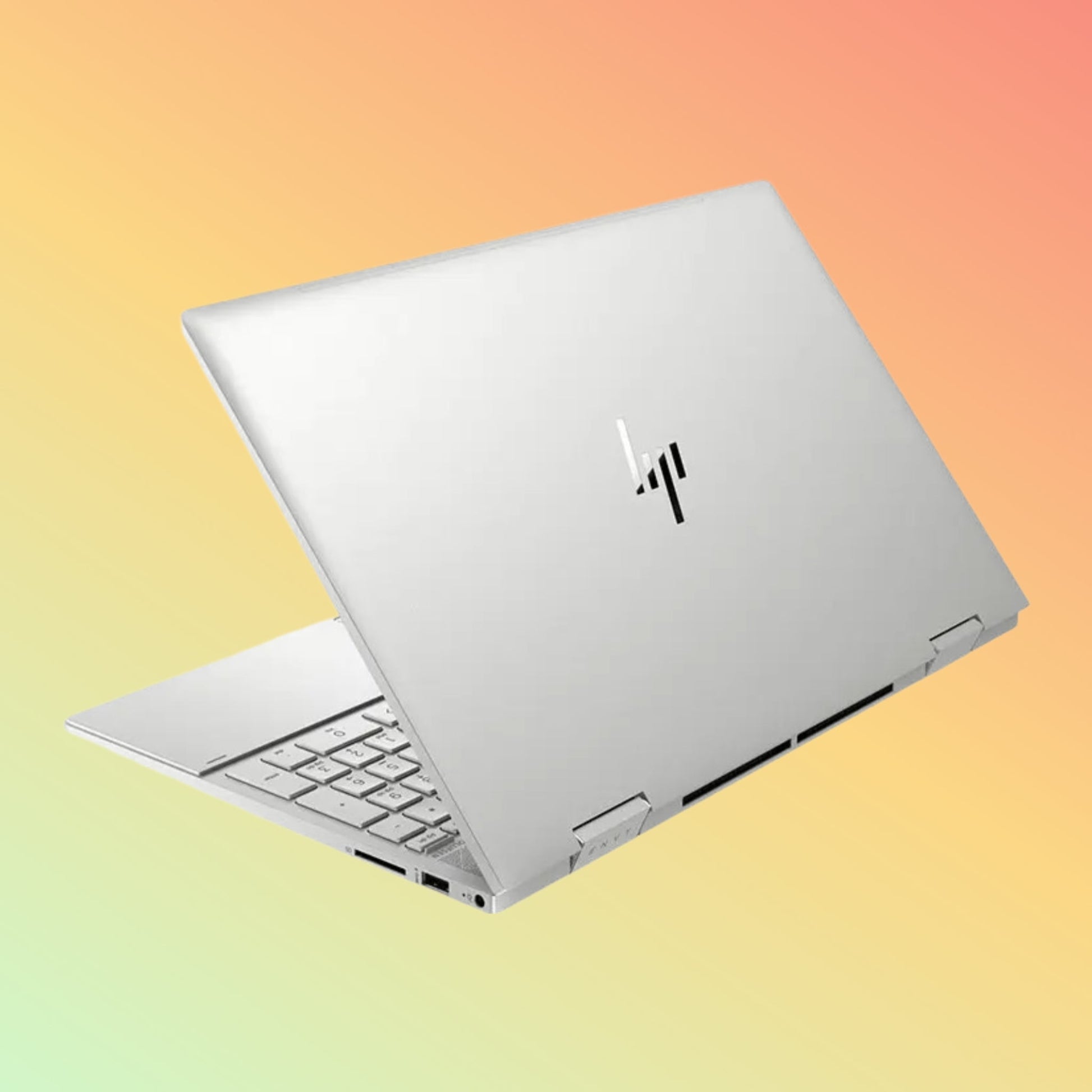 لابتوب HP Envy 15T-ED100 - معالج i7-1165G7 من الجيل الحادي عشر، وذاكرة وصول عشوائي (RAM) سعة 16 جيجابايت، ومحرك أقراص SSD سعة 512 جيجابايت، وبطاقة رسومات NVIDIA GeForce MX450، وشاشة لمس X360 عالية الدقة مقاس 15.6 بوصة