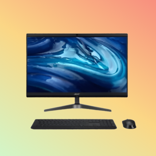 جهاز ACER VERITON VZ2592G الكل في واحد - معالج i5-1235U من الجيل الثاني عشر، وذاكرة وصول عشوائي (RAM) سعة 4 جيجابايت، ومحرك أقراص SSD سعة 512 جيجابايت، وشاشة FHD مقاس 21.5 بوصة
