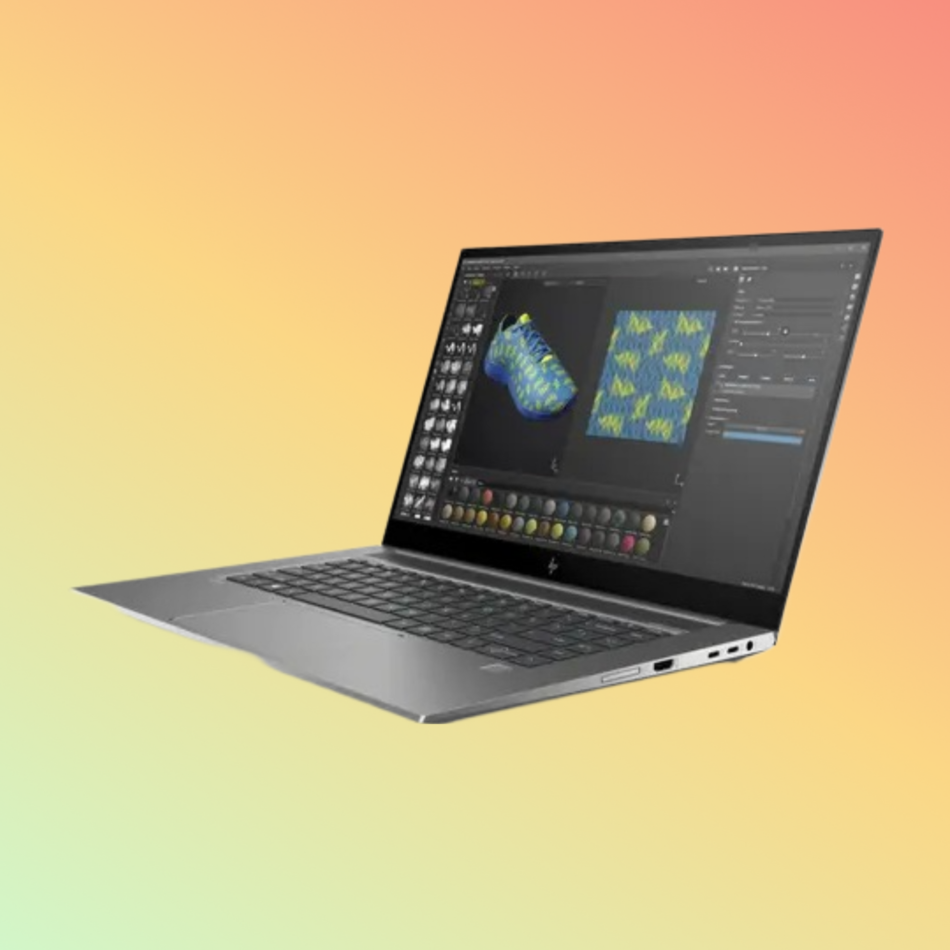 كمبيوتر محمول HP ZBOOK STUDIO G7 المحمول - معالج i7-10850H من الجيل العاشر، وذاكرة وصول عشوائي (RAM) سعة 32 جيجابايت، ومحرك أقراص صلبة SSD سعة 512 جيجابايت، وبطاقة رسومات NVIDIA Quadro T2000 سعة 4 جيجابايت، وشاشة 15.6 بوصة عالية الدقة بالكامل