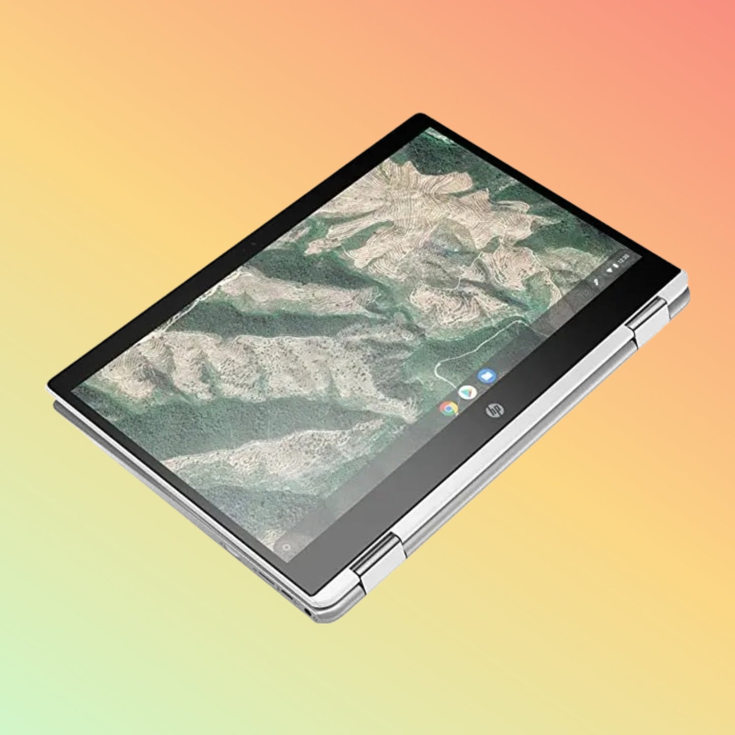كمبيوتر محمول HP Chromebook 14b-CA0013DX - Intel Celeron N4020، سعة تخزين 4 جيجابايت، ذاكرة eMMC سعة 32 جيجابايت، شاشة 14 بوصة عالية الدقة تعمل باللمس X360