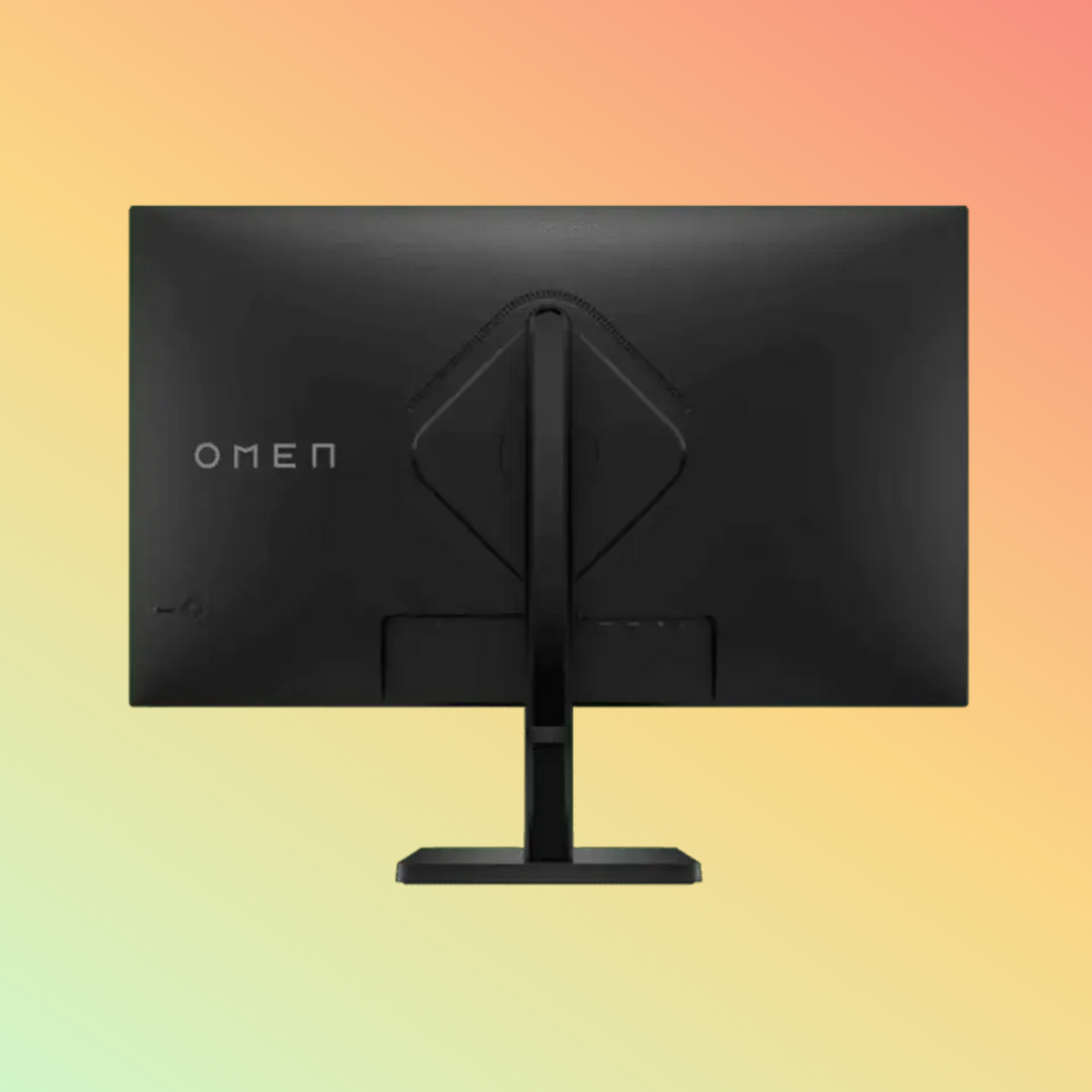 "HP OMEN 780G8AS ergonomic stand with adjustable height, tilt, and swivel."