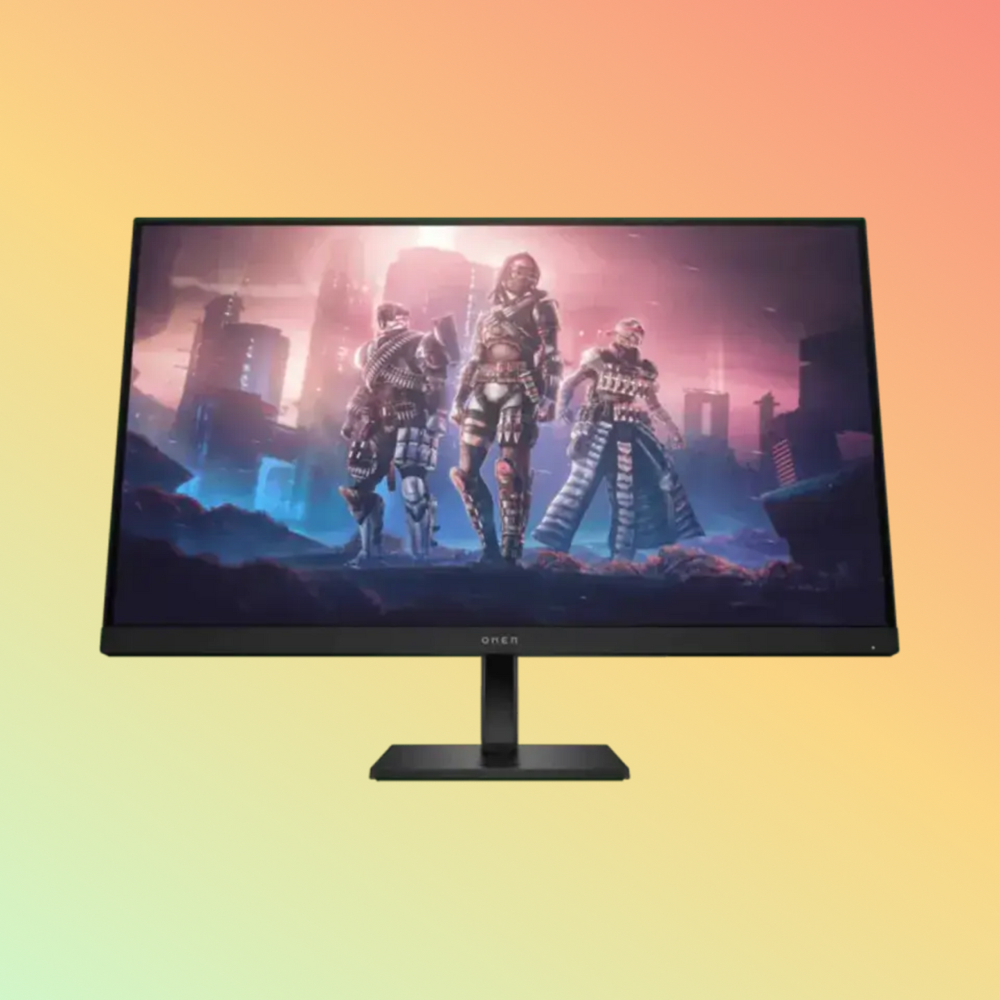 "HP OMEN 780G8AS Gaming Monitor - 27-inch UHD 4K, IPS, 144Hz refresh rate."