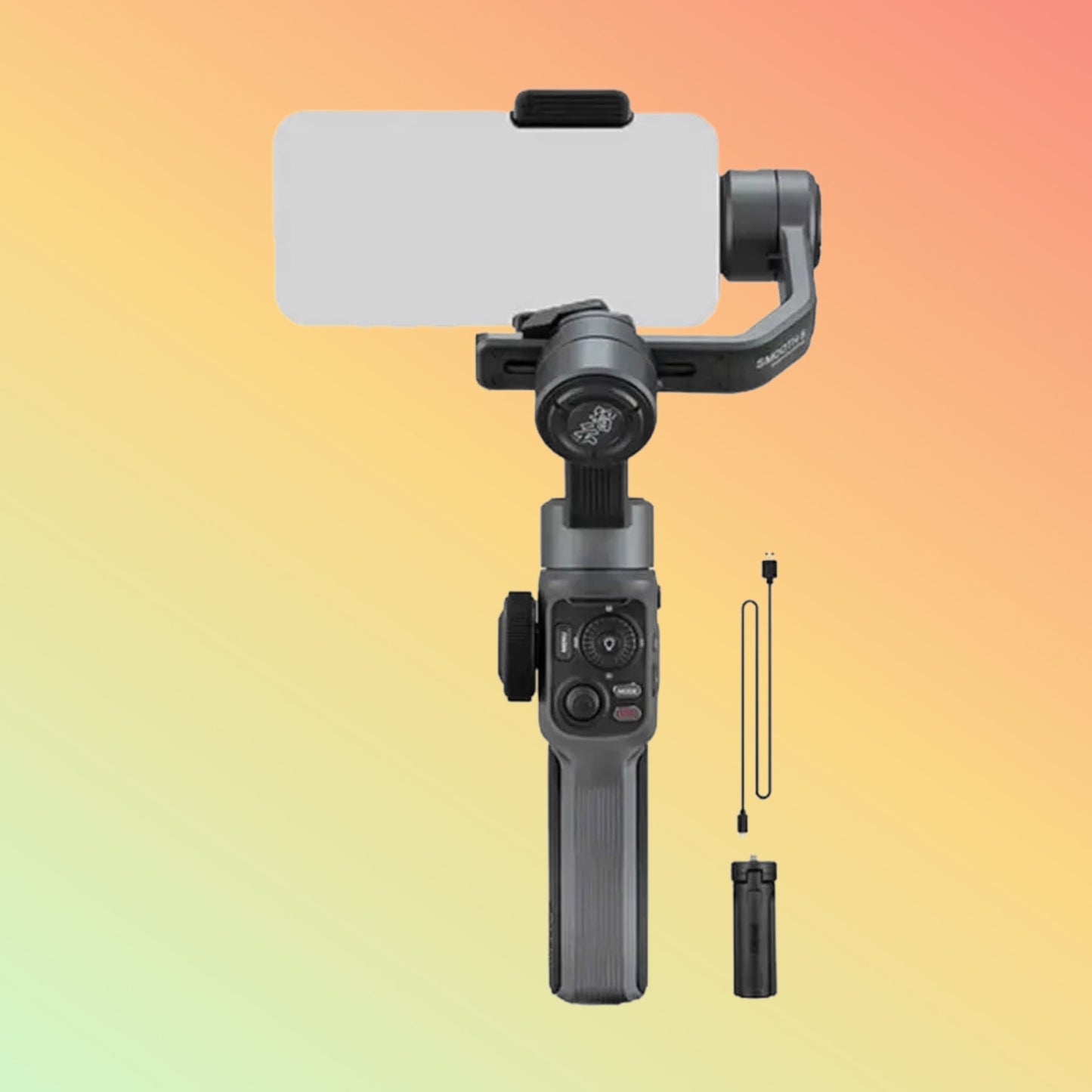 Zhiyun Smooth 5 Combo Gimbal - 3 Axis, Bluetooth 4.2, Lithium-Ion, Gray