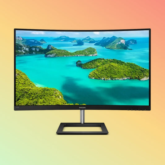 फिलिप्स 322E1C कर्व्ड मॉनिटर - 32" FHD (1920 x 1080), VA, HDMI, DP, VGA, 250 निट्स, 75 Hz