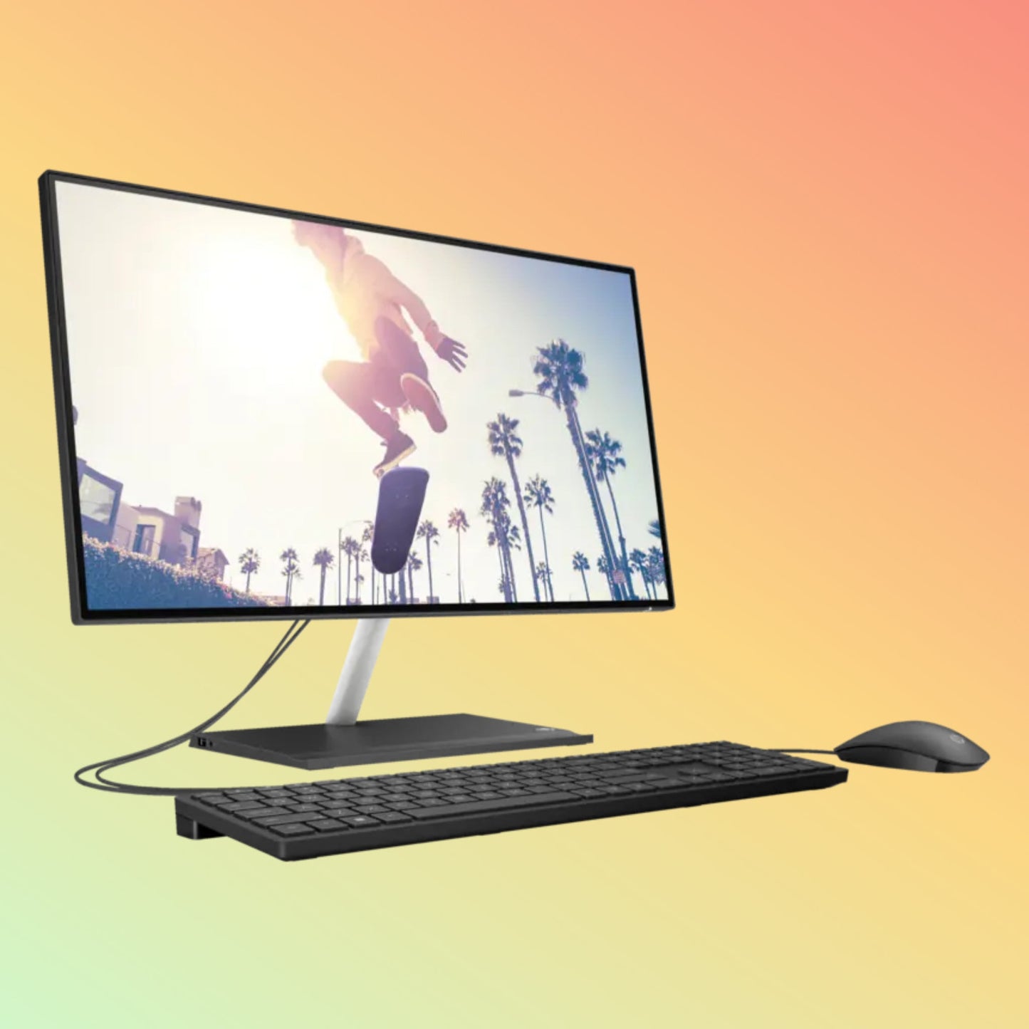 HP 24-CB1014NH ऑल इन वन - 12वीं जनरेशन i7- 1255U, 8GB, 512GB SSD, 23.8'' FHD