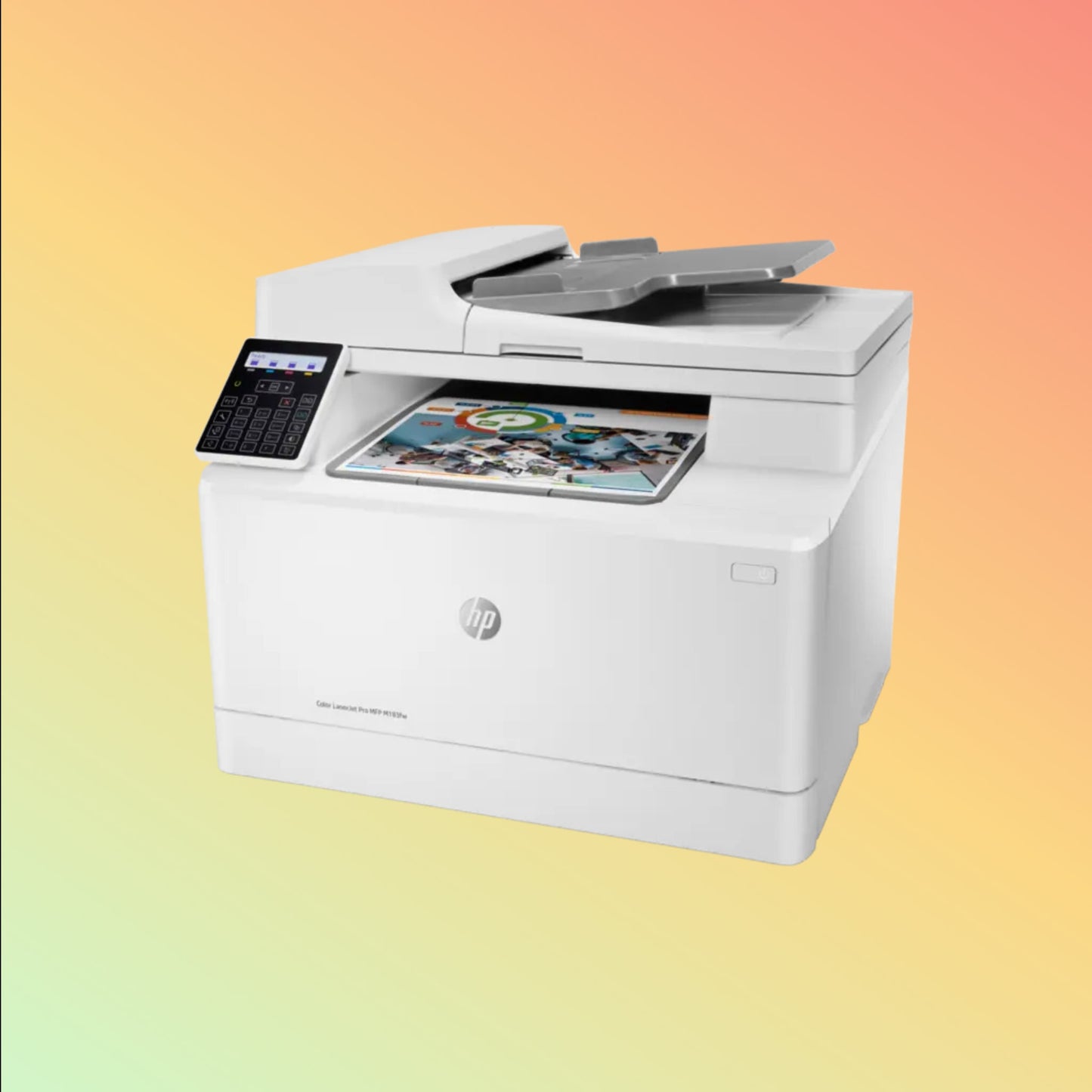طابعة HP LaserJet Pro MFP M183FW - لاسلكية، A4، طباعة ونسخ ومسح ضوئي وفاكس، 16 صفحة في الدقيقة، دقة 600 × 600 نقطة في البوصة، دورة عمل 30,000 صفحة، أسود وملون