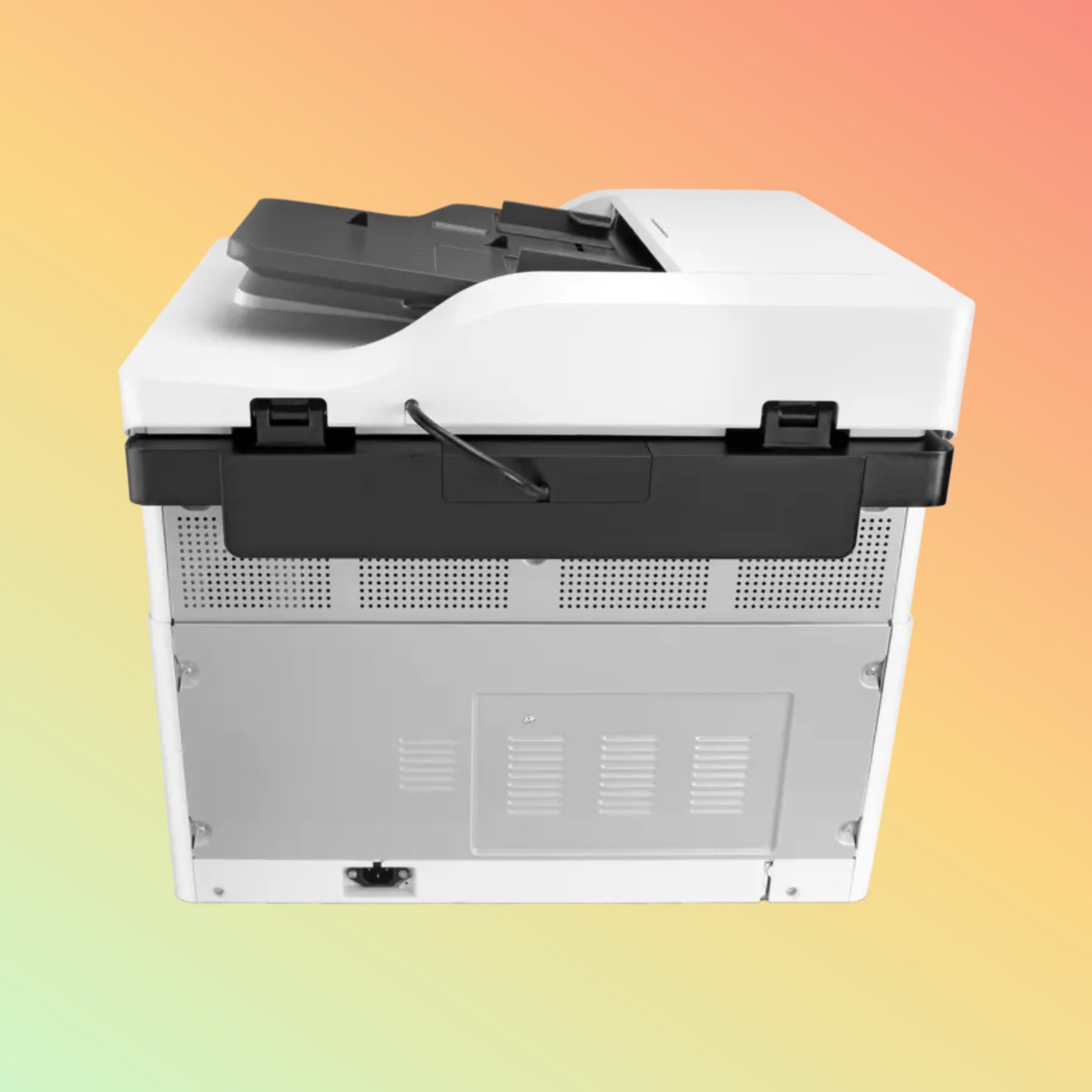 طابعة HP LaserJet MFP M443NDA - A4، طباعة ونسخ ومسح ضوئي، 25 صفحة في الدقيقة، دقة 1200 × 1200 نقطة في البوصة، دورة عمل 50,000 صفحة