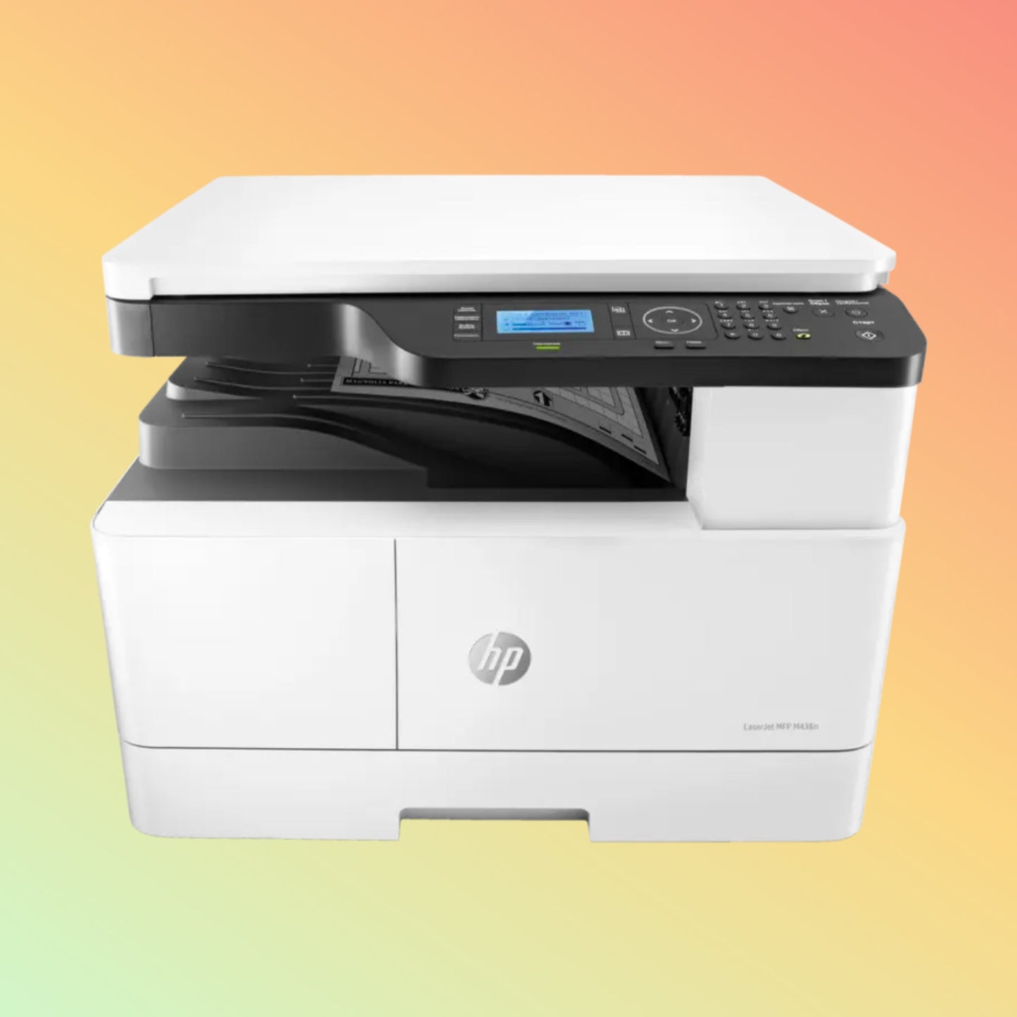 HP LaserJet MFP M438N प्रिंटर - A4, प्रिंट कॉपी स्कैन, 22 ppm, 1200 x 1200 dpi रिज़ॉल्यूशन, 50,000 पेज ड्यूटी साइकिल