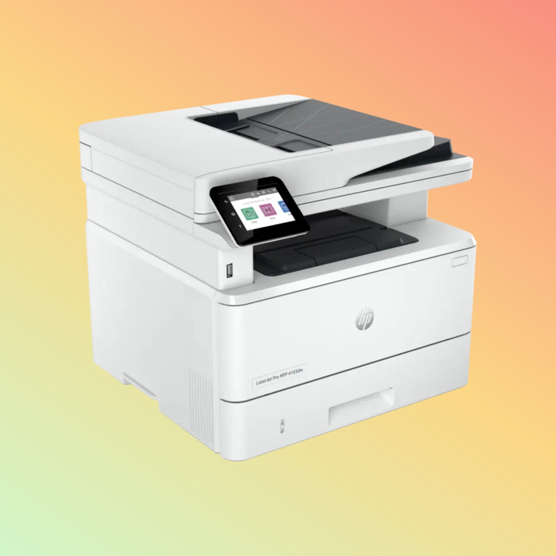 HP LaserJet Pro MFP 4103DW प्रिंटर - A4, प्रिंट कॉपी स्कैन, 42 ppm, 1200 x 1200 dpi रिज़ॉल्यूशन, 80,000 पेज ड्यूटी साइकिल