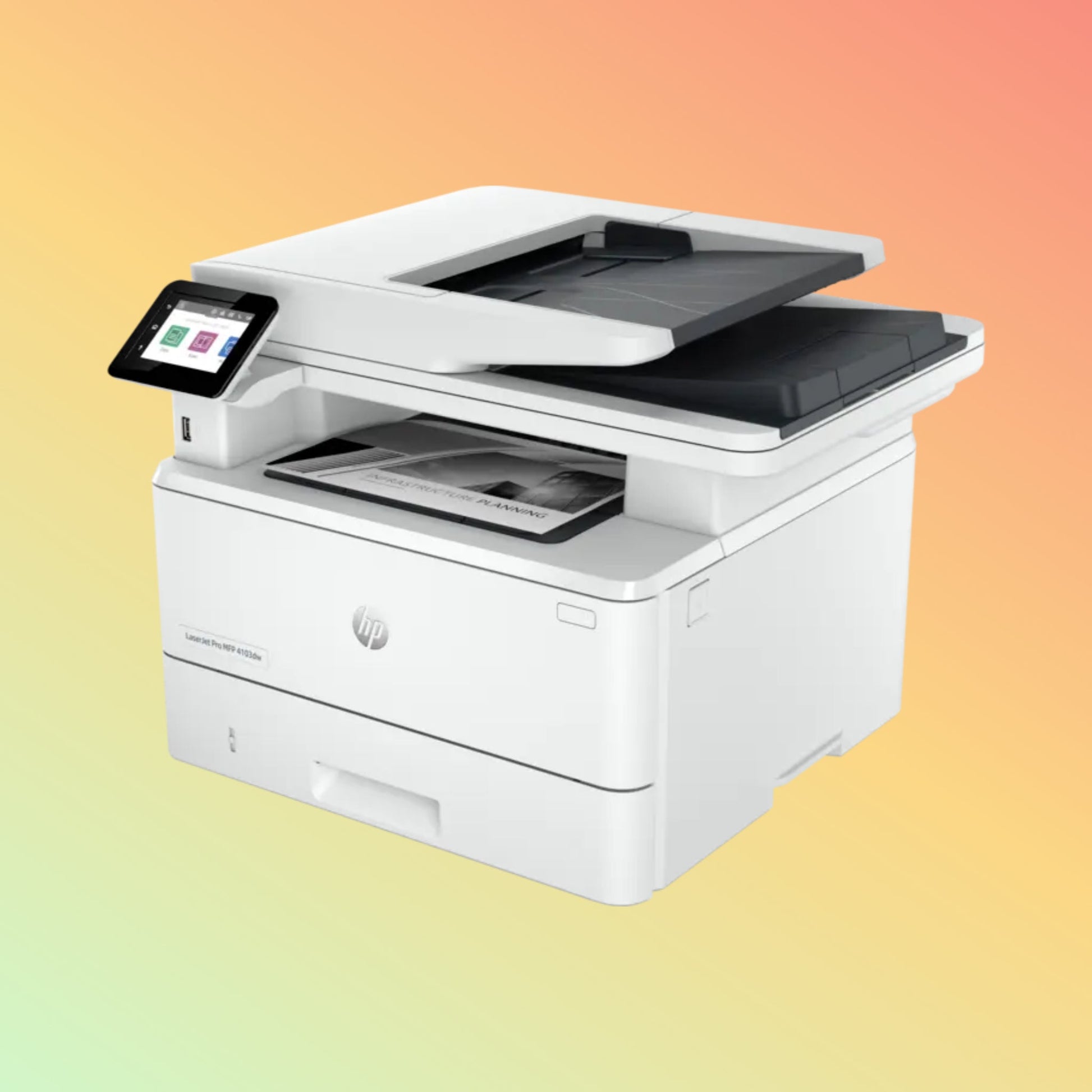 HP LaserJet Pro MFP 4103DW प्रिंटर - A4, प्रिंट कॉपी स्कैन, 42 ppm, 1200 x 1200 dpi रिज़ॉल्यूशन, 80,000 पेज ड्यूटी साइकिल