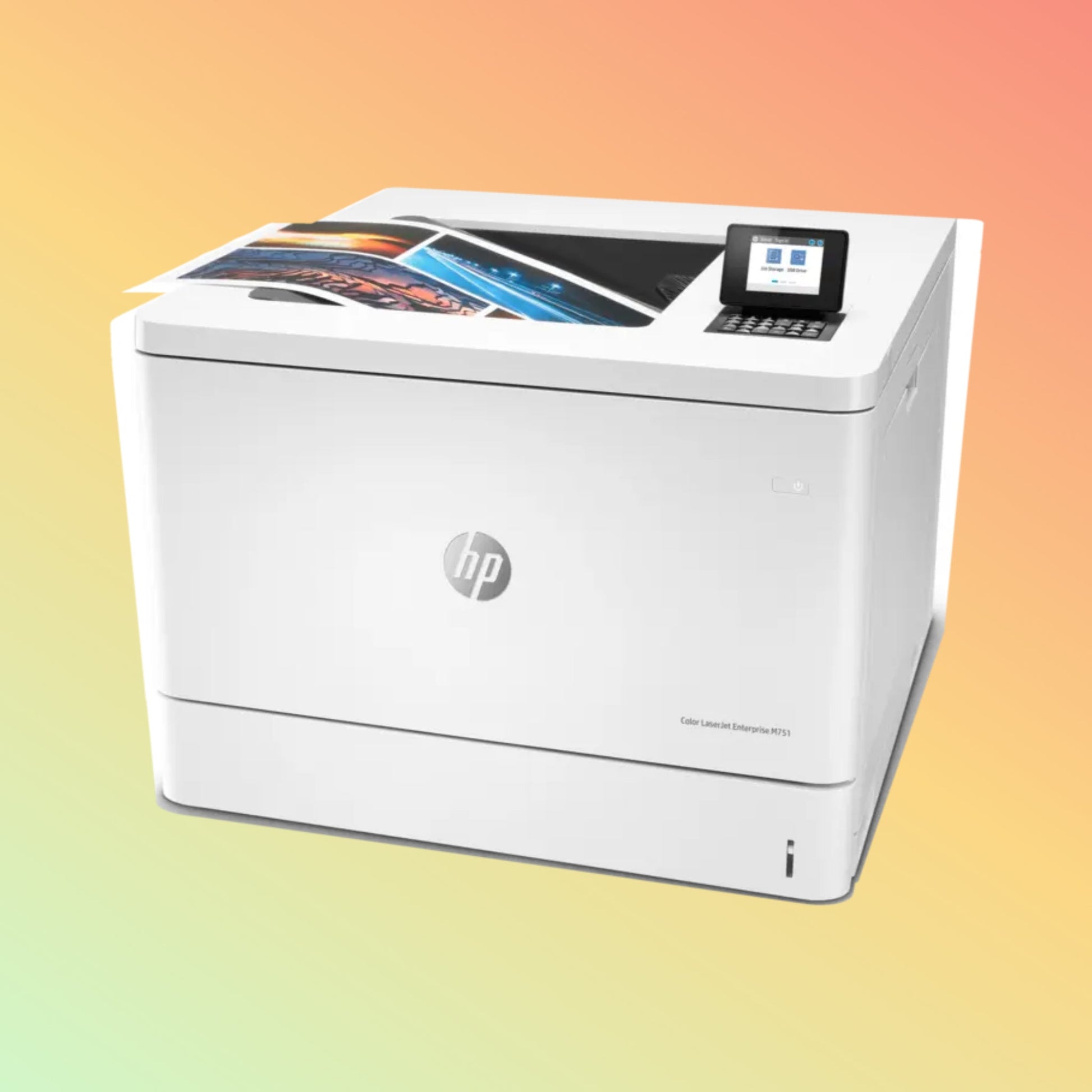طابعة HP LaserJet Enterprise M751DN - مقاس A4، طباعة، 41 صفحة في الدقيقة، دقة 1200 × 1200 نقطة في البوصة، دورة عمل 150,000 صفحة، أسود وملون