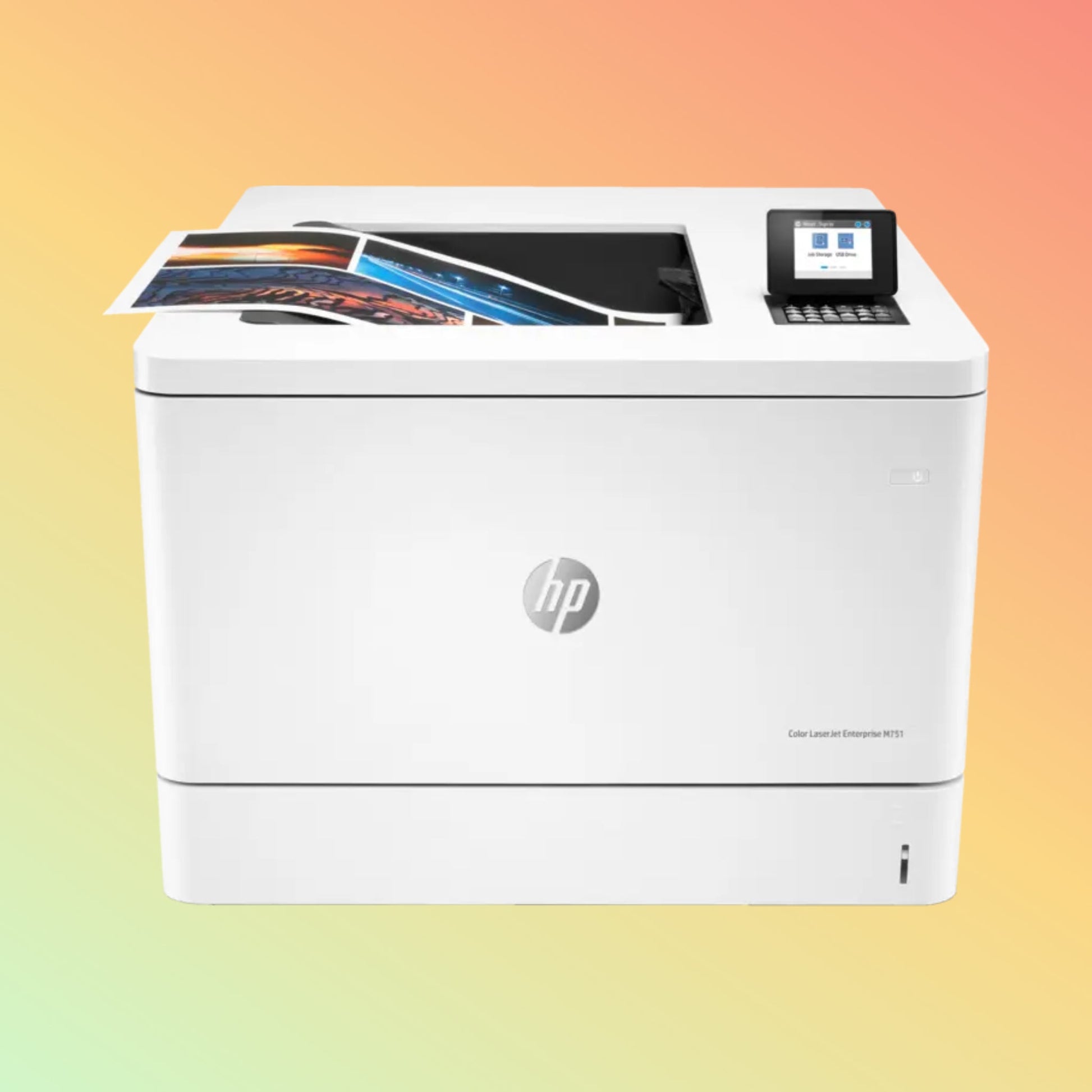 طابعة HP LaserJet Enterprise M751DN - مقاس A4، طباعة، 41 صفحة في الدقيقة، دقة 1200 × 1200 نقطة في البوصة، دورة عمل 150,000 صفحة، أسود وملون