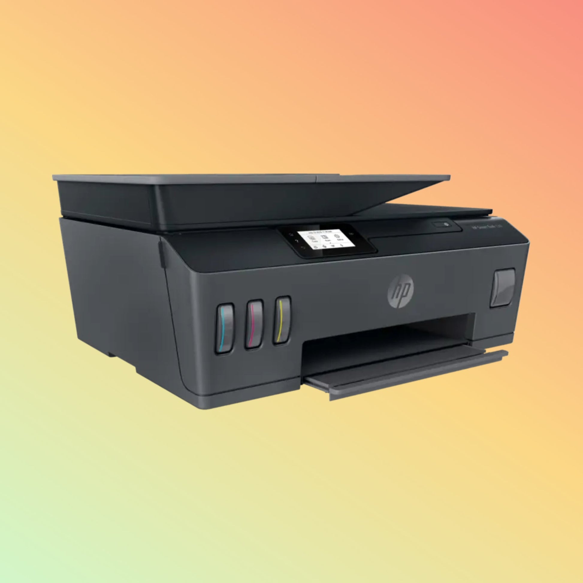 طابعة HP SMART TANK 530 - لاسلكية، A4، طباعة ونسخ ومسح ضوئي، 11 صفحة في الدقيقة، دقة 1200 × 1200 نقطة في البوصة، دورة عمل 1000 صفحة، أسود وملون